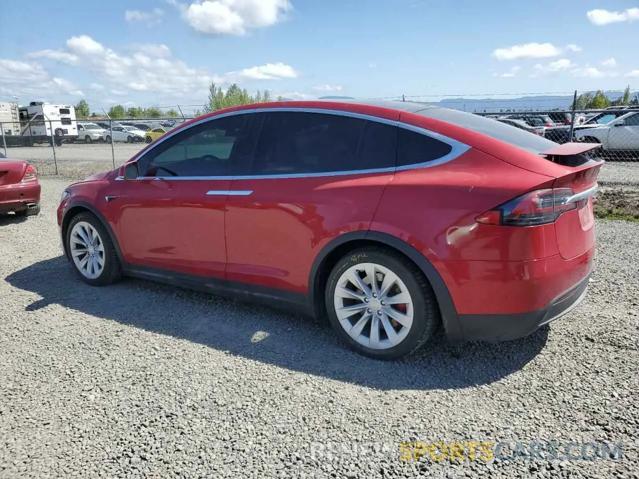 2 Photograph of a damaged car 5YJXCDE49MF324175 TESLA MODEL X 2021