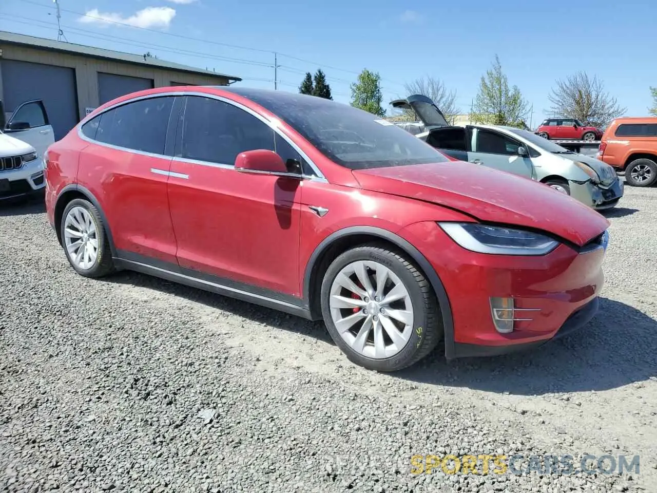 4 Photograph of a damaged car 5YJXCDE49MF324175 TESLA MODEL X 2021