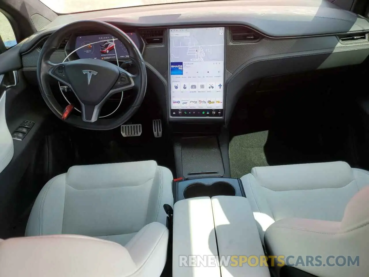 8 Photograph of a damaged car 5YJXCDE49MF324175 TESLA MODEL X 2021