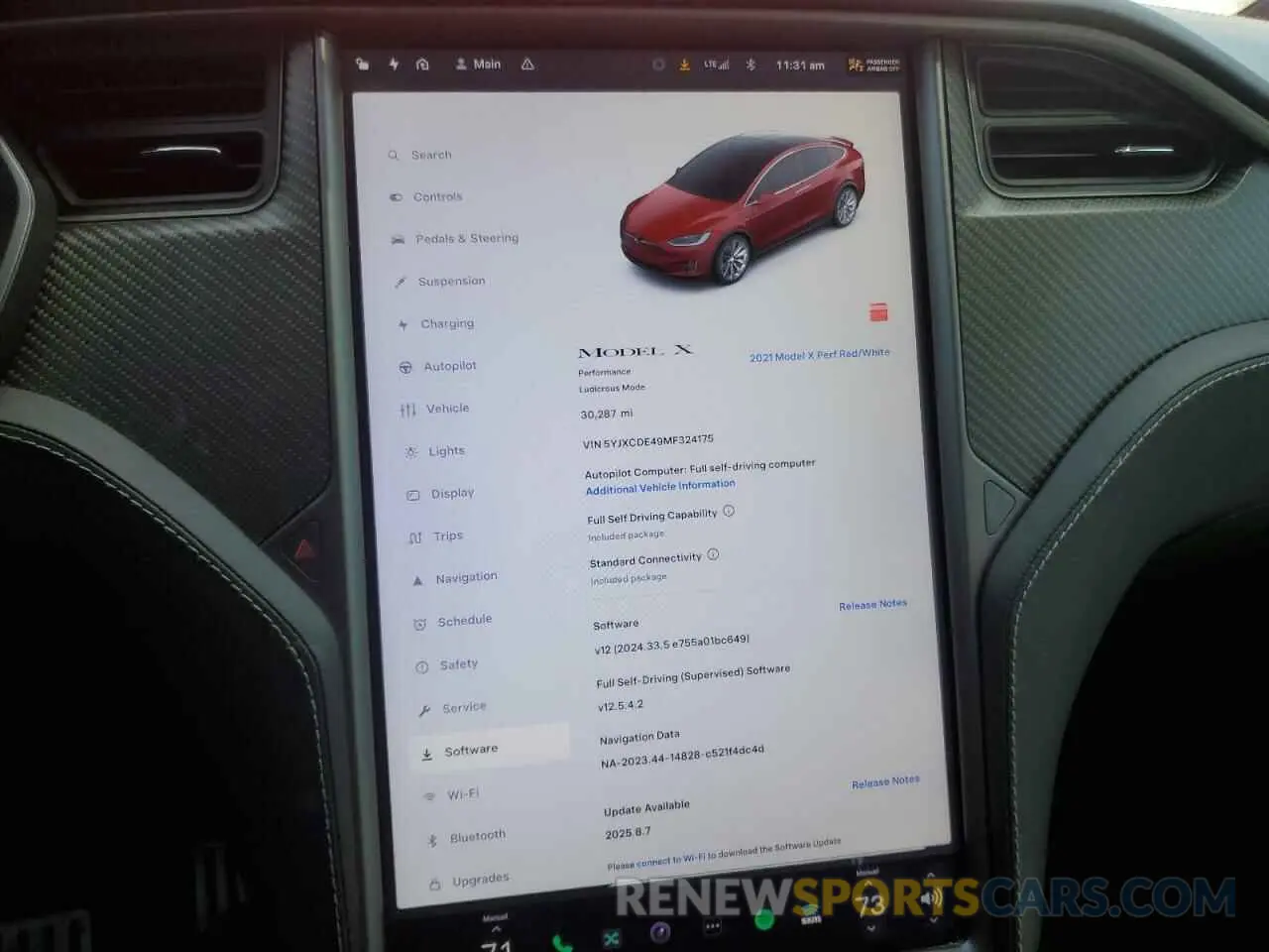 9 Photograph of a damaged car 5YJXCDE49MF324175 TESLA MODEL X 2021
