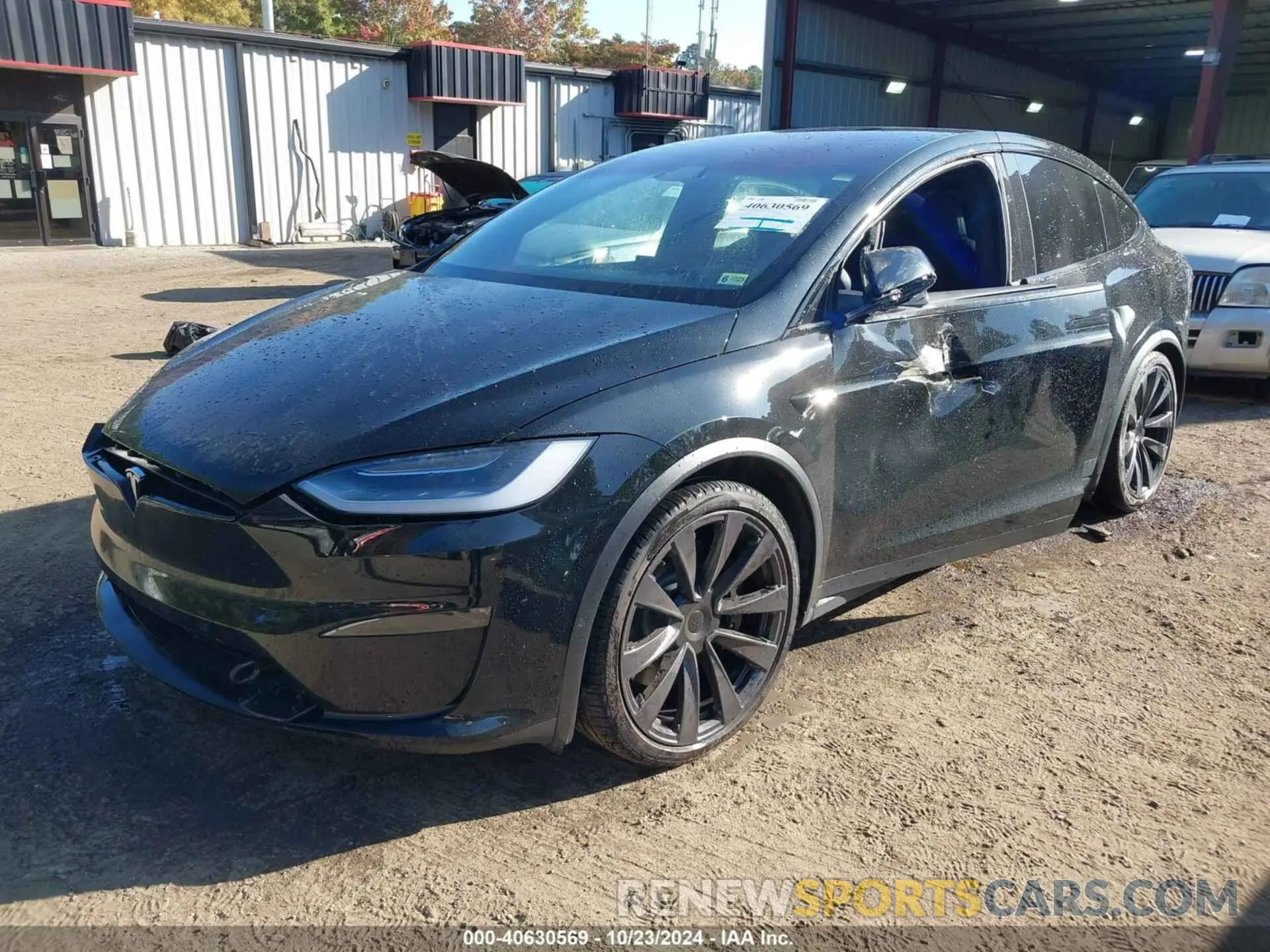 2 Photograph of a damaged car 7SAXCAE52NF346224 TESLA MODEL X 2022