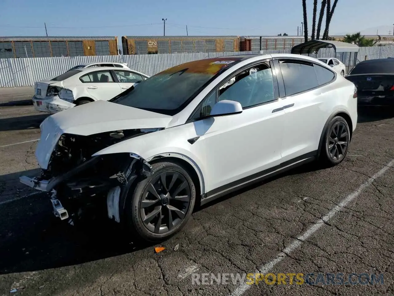 1 Photograph of a damaged car 7SAXCAE52NF351374 TESLA MODEL X 2022