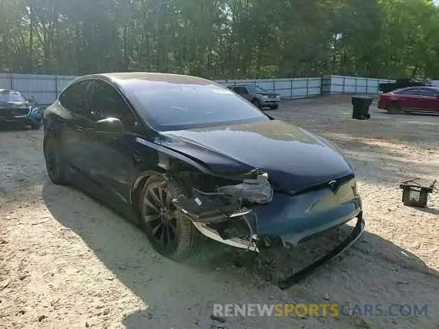 11 Photograph of a damaged car 7SAXCAE53NF357197 TESLA MODEL X 2022