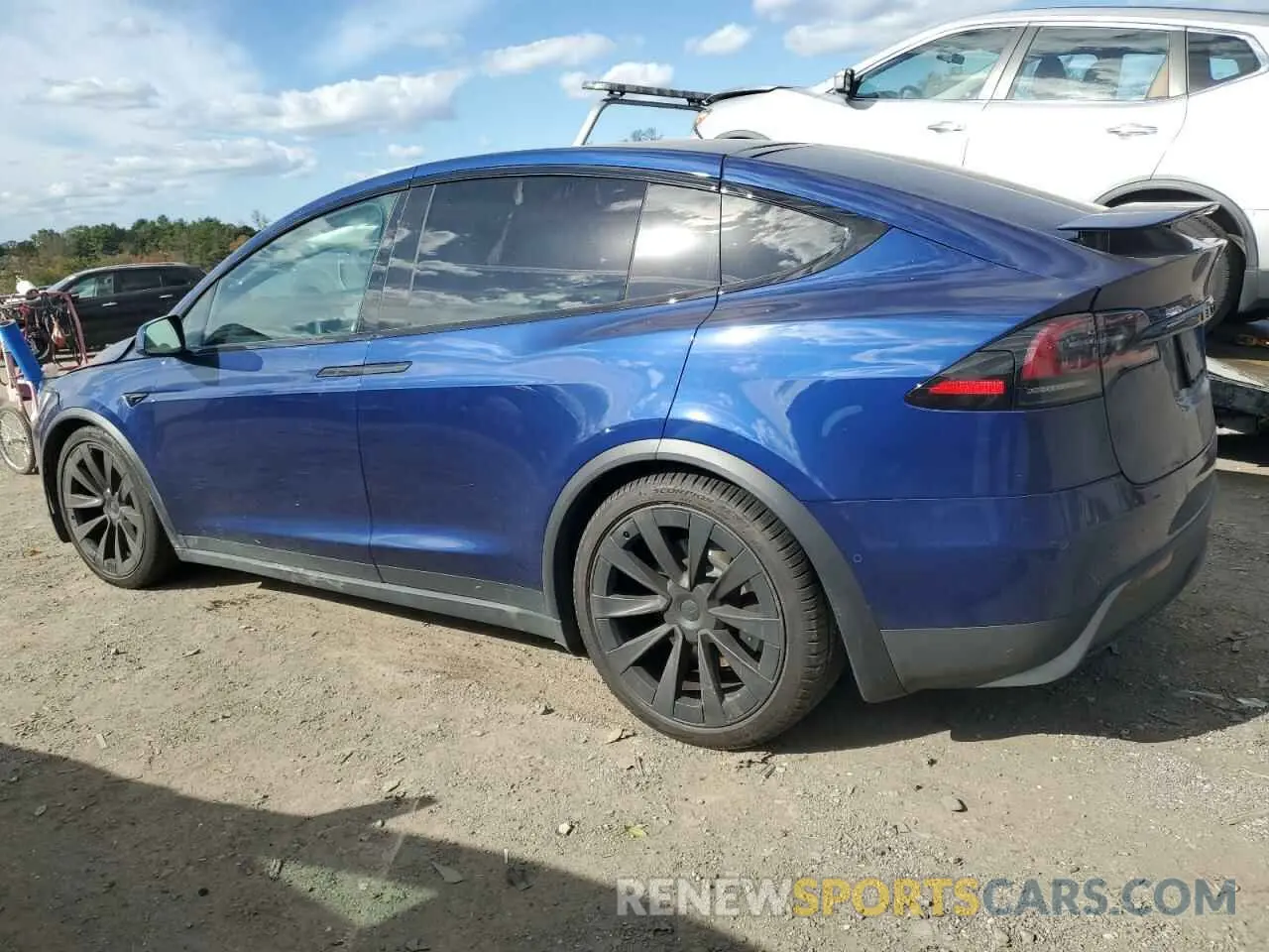 2 Photograph of a damaged car 7SAXCAE54NF351943 TESLA MODEL X 2022