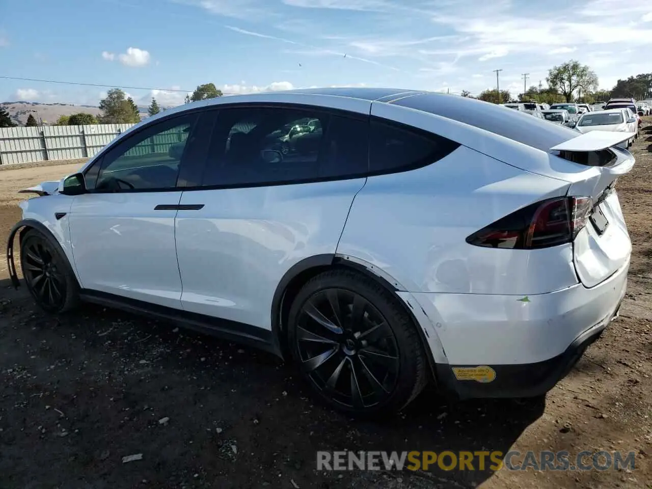2 Photograph of a damaged car 7SAXCAE55NF350218 TESLA MODEL X 2022