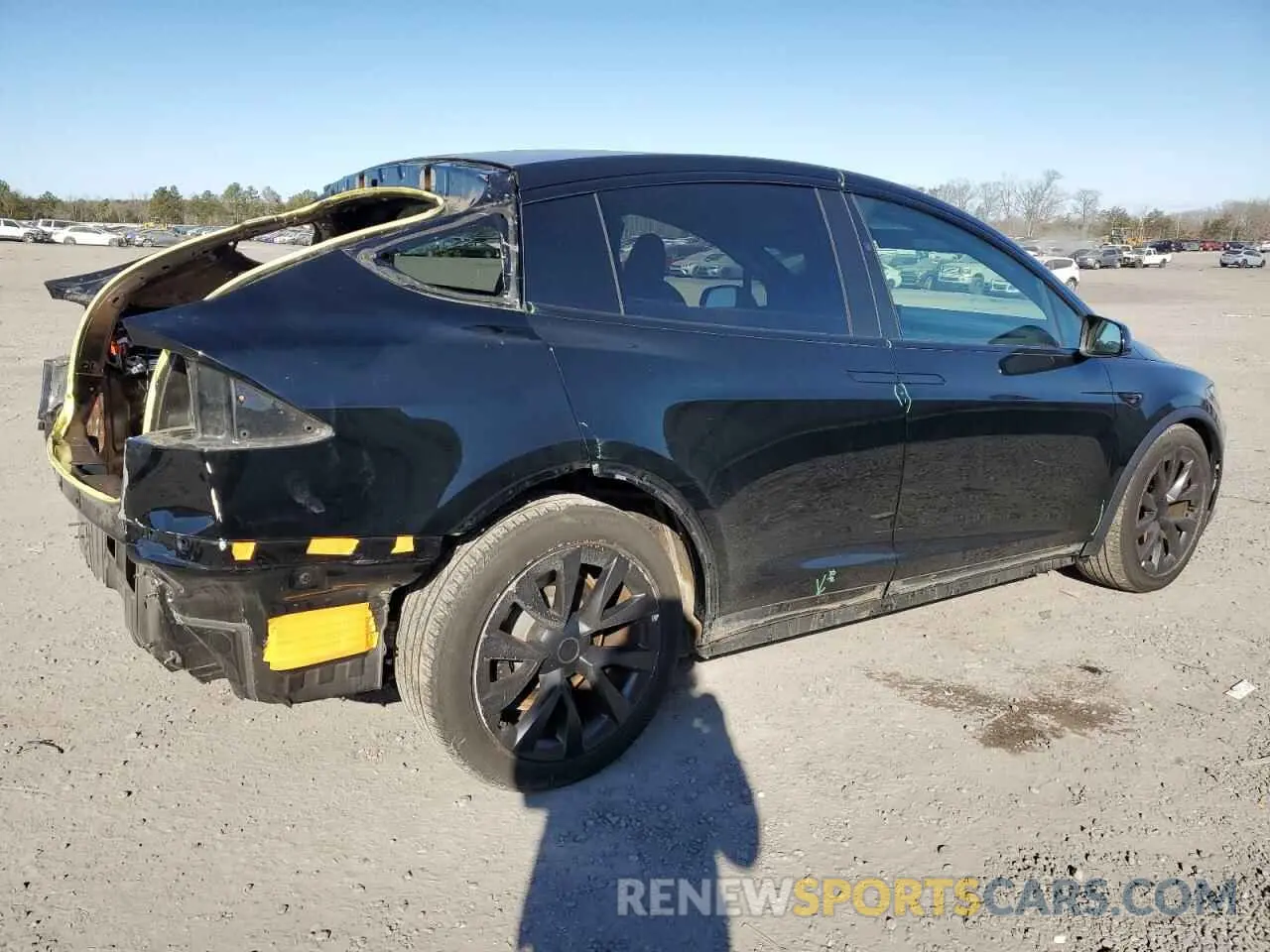 3 Фотография поврежденного автомобиля 7SAXCBE51NF361206 TESLA MODEL X 2022