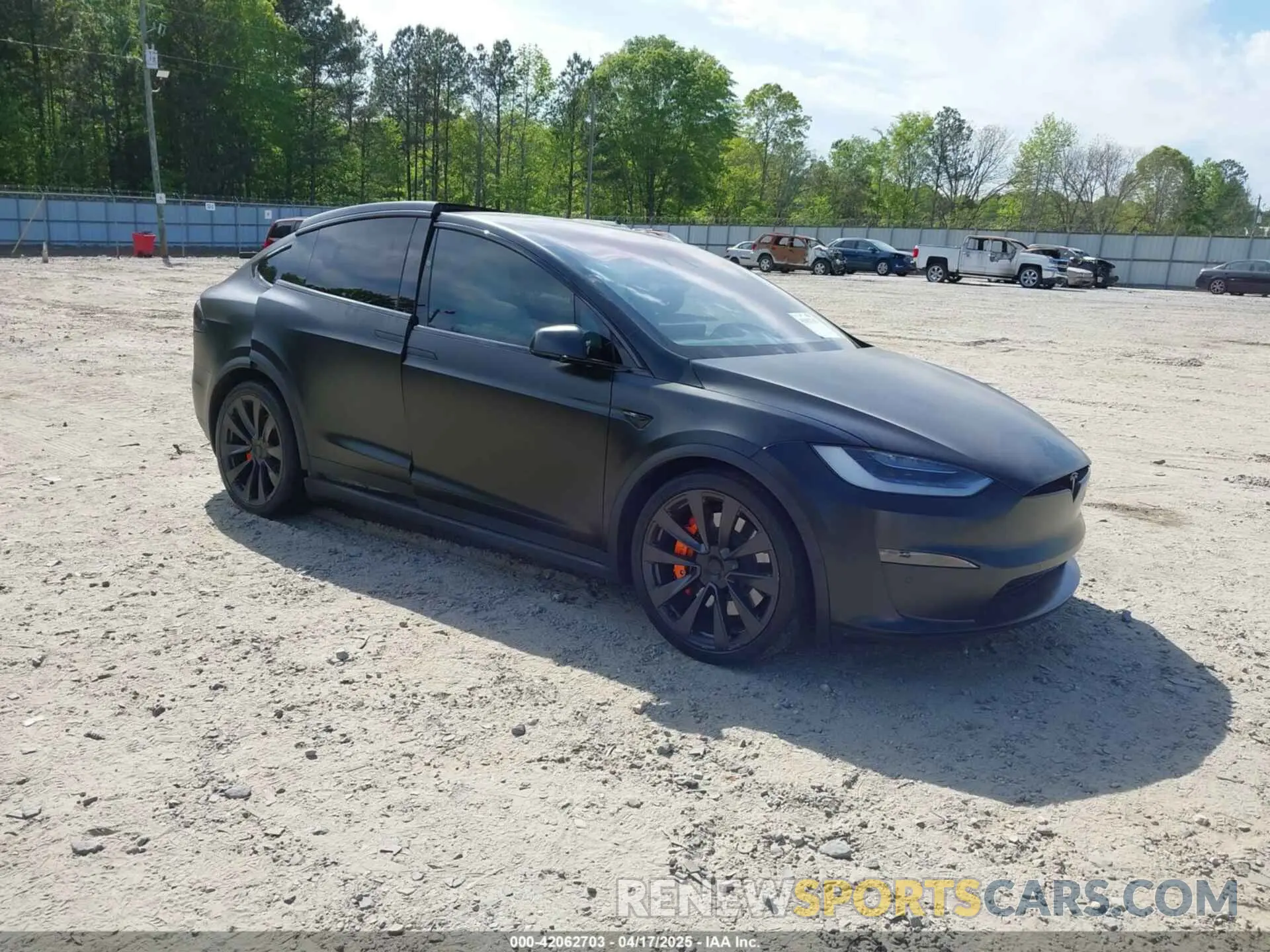1 Фотография поврежденного автомобиля 7SAXCBE52NF331373 TESLA MODEL X 2022