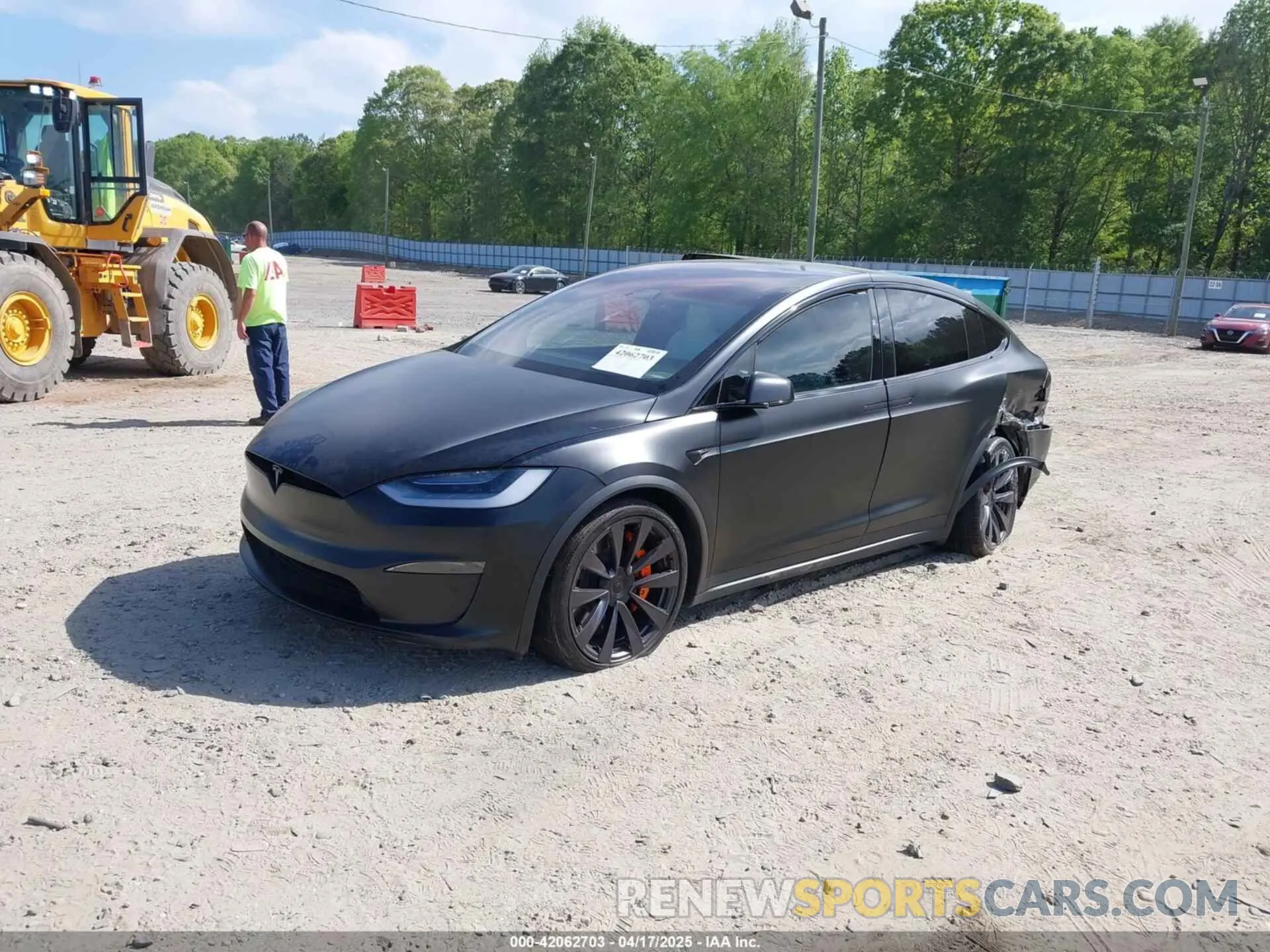 2 Фотография поврежденного автомобиля 7SAXCBE52NF331373 TESLA MODEL X 2022