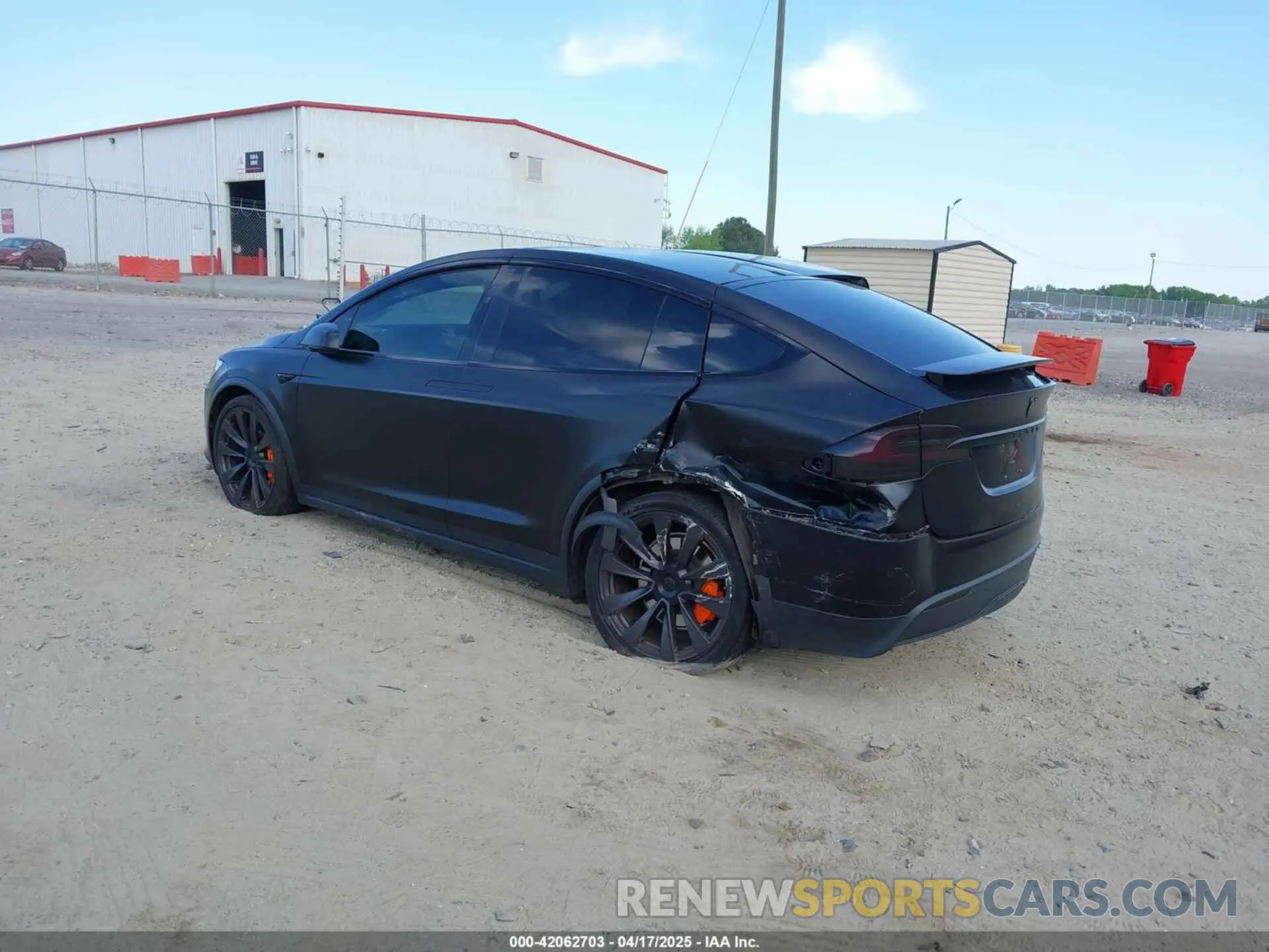3 Фотография поврежденного автомобиля 7SAXCBE52NF331373 TESLA MODEL X 2022
