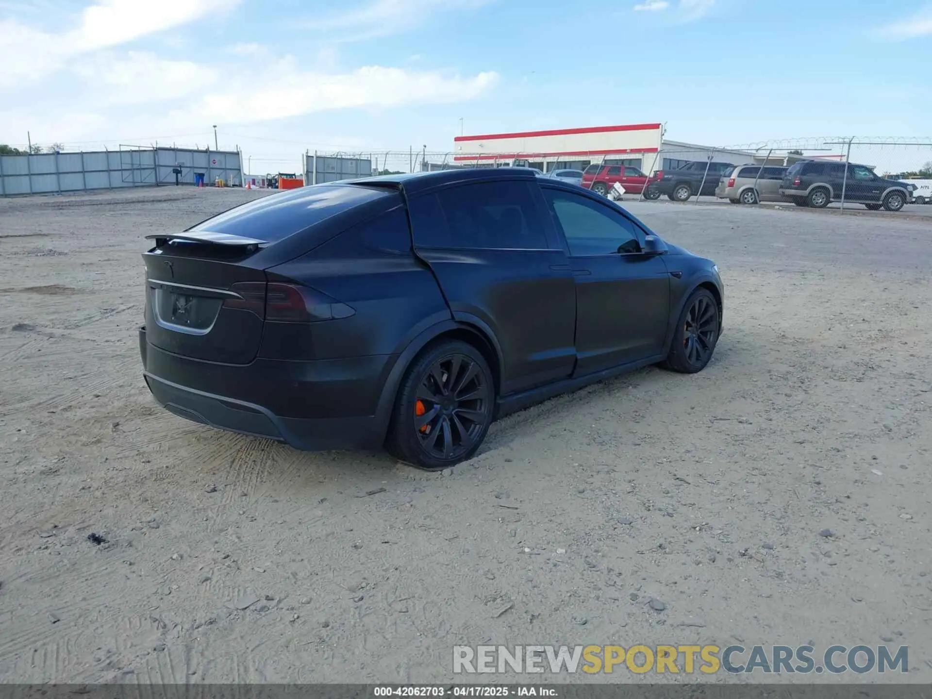 4 Фотография поврежденного автомобиля 7SAXCBE52NF331373 TESLA MODEL X 2022