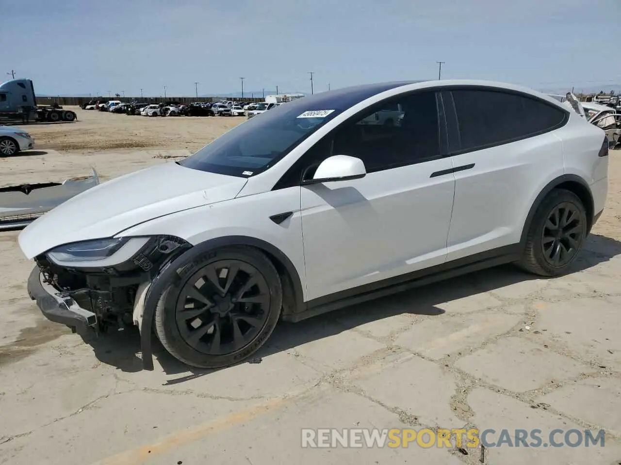1 Photograph of a damaged car 7SAXCBE52NF362994 TESLA MODEL X 2022