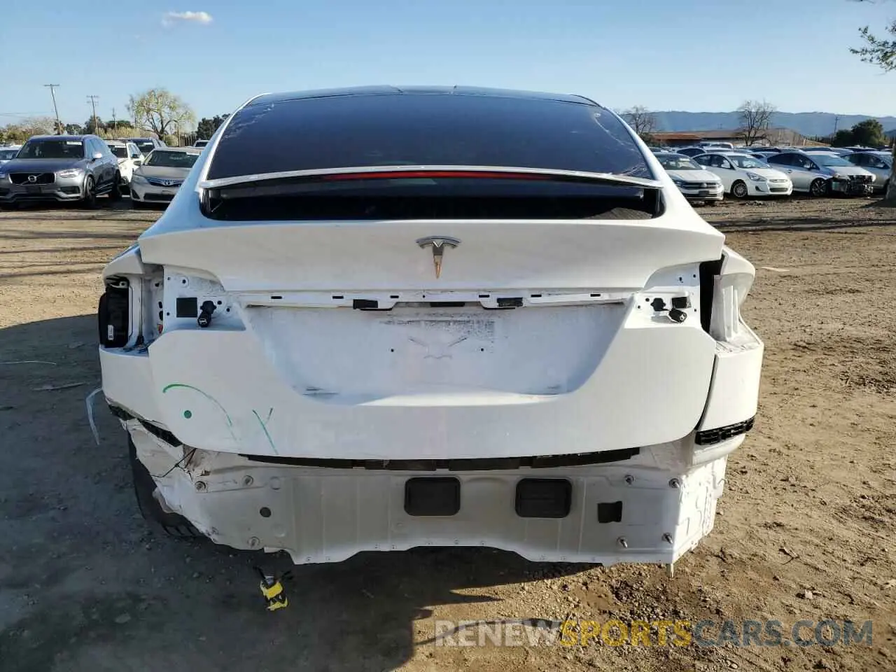 6 Фотография поврежденного автомобиля 7SAXCBE53NF359067 TESLA MODEL X 2022