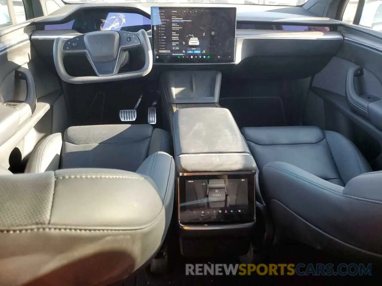 8 Фотография поврежденного автомобиля 7SAXCBE53NF359067 TESLA MODEL X 2022
