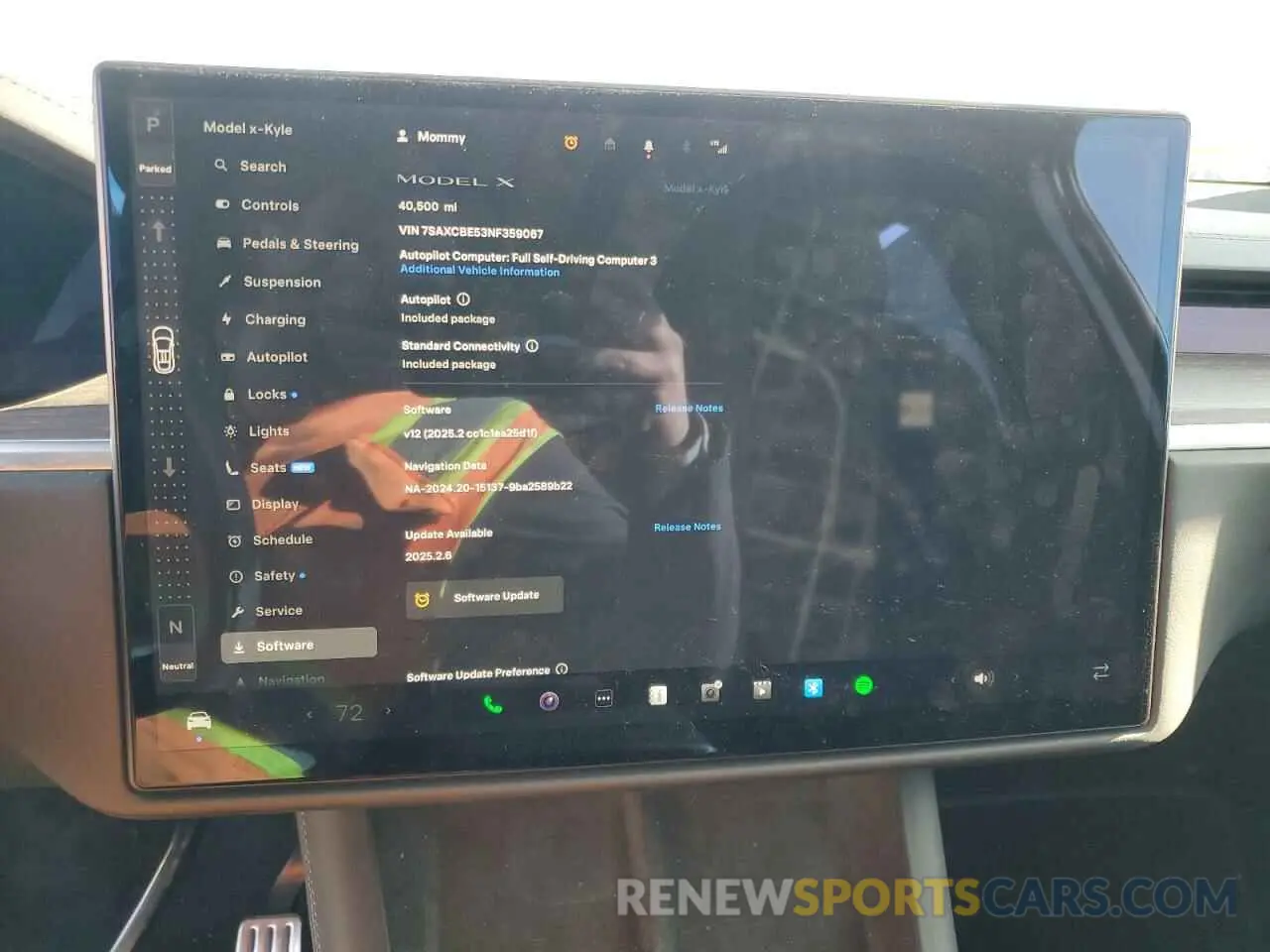 9 Фотография поврежденного автомобиля 7SAXCBE53NF359067 TESLA MODEL X 2022