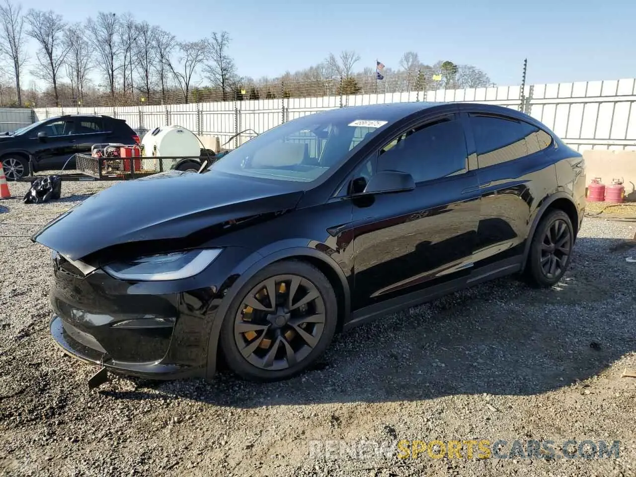 1 Фотография поврежденного автомобиля 7SAXCBE54NF327096 TESLA MODEL X 2022