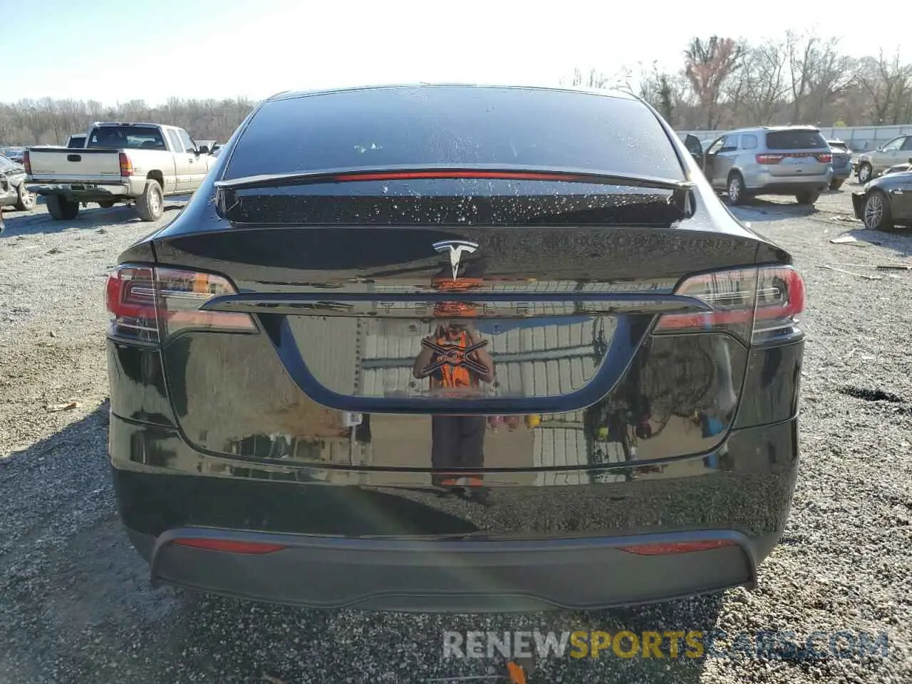 6 Фотография поврежденного автомобиля 7SAXCBE54NF327096 TESLA MODEL X 2022