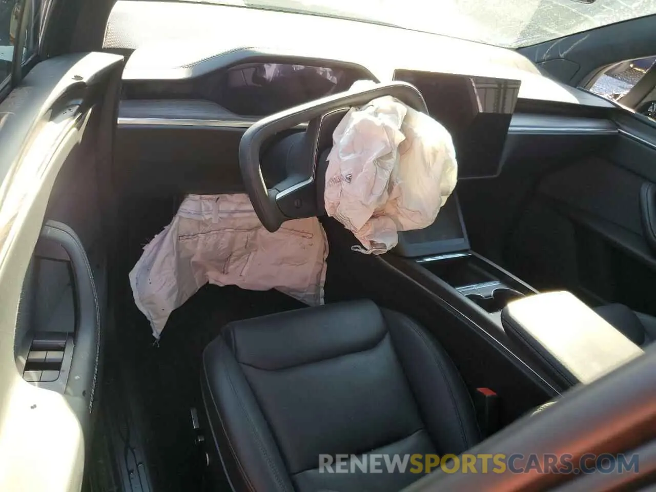 8 Фотография поврежденного автомобиля 7SAXCBE54NF327096 TESLA MODEL X 2022