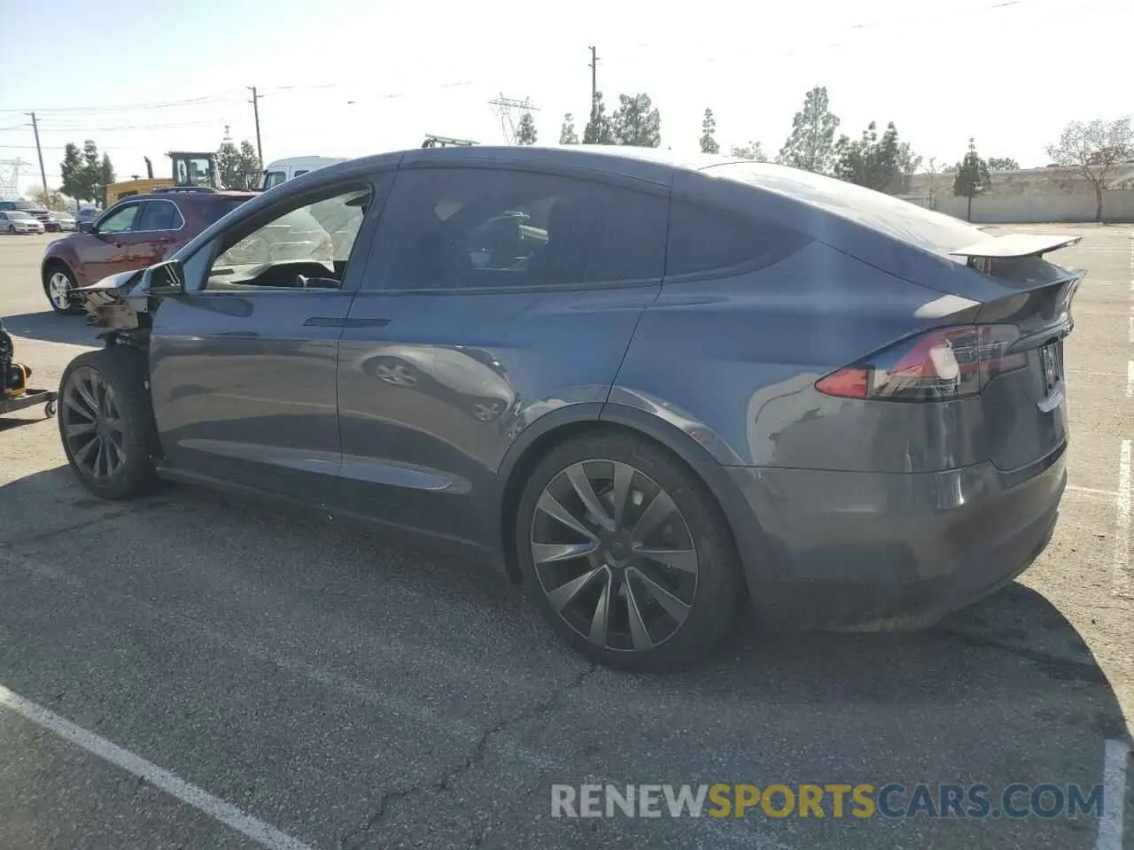 2 Фотография поврежденного автомобиля 7SAXCBE54NF329317 TESLA MODEL X 2022