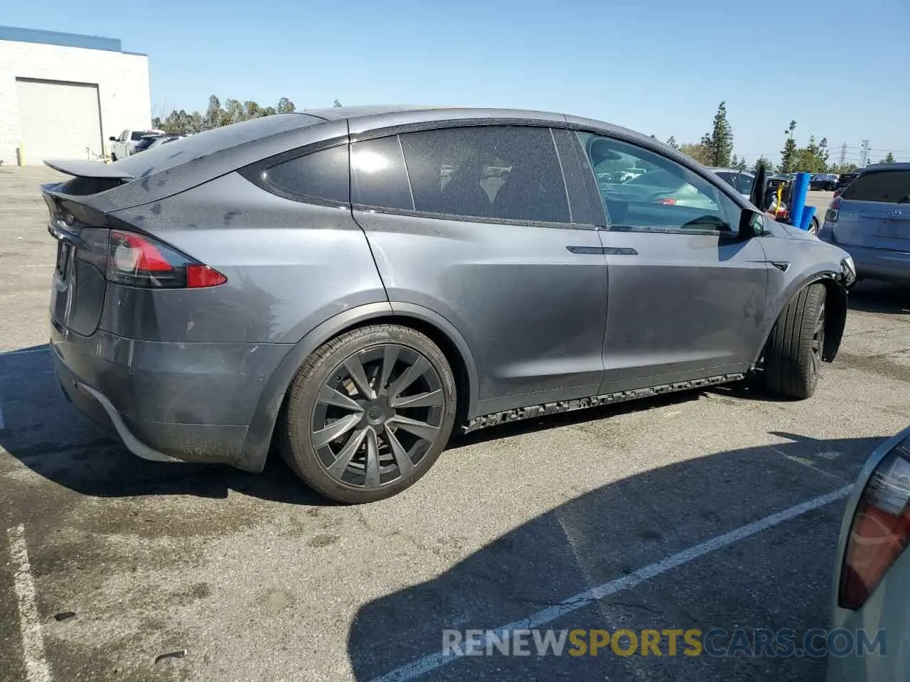 3 Фотография поврежденного автомобиля 7SAXCBE54NF329317 TESLA MODEL X 2022