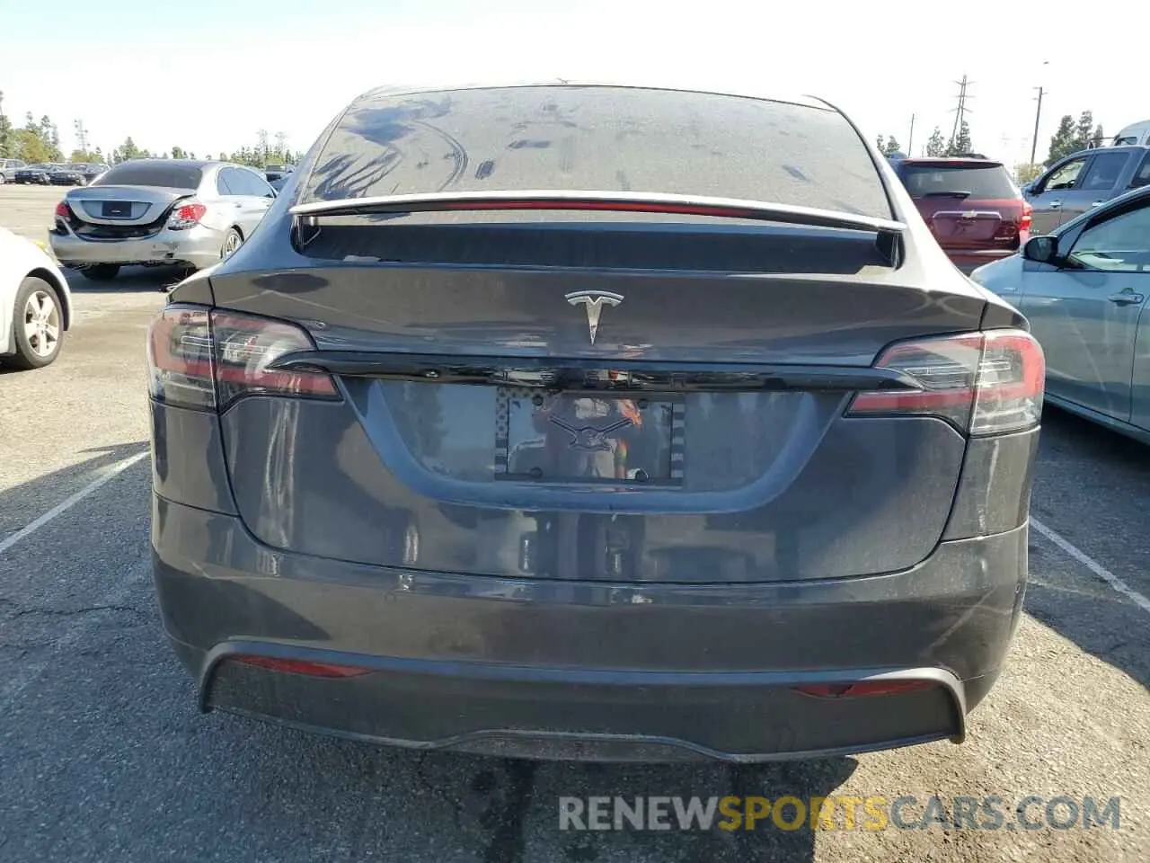 6 Фотография поврежденного автомобиля 7SAXCBE54NF329317 TESLA MODEL X 2022