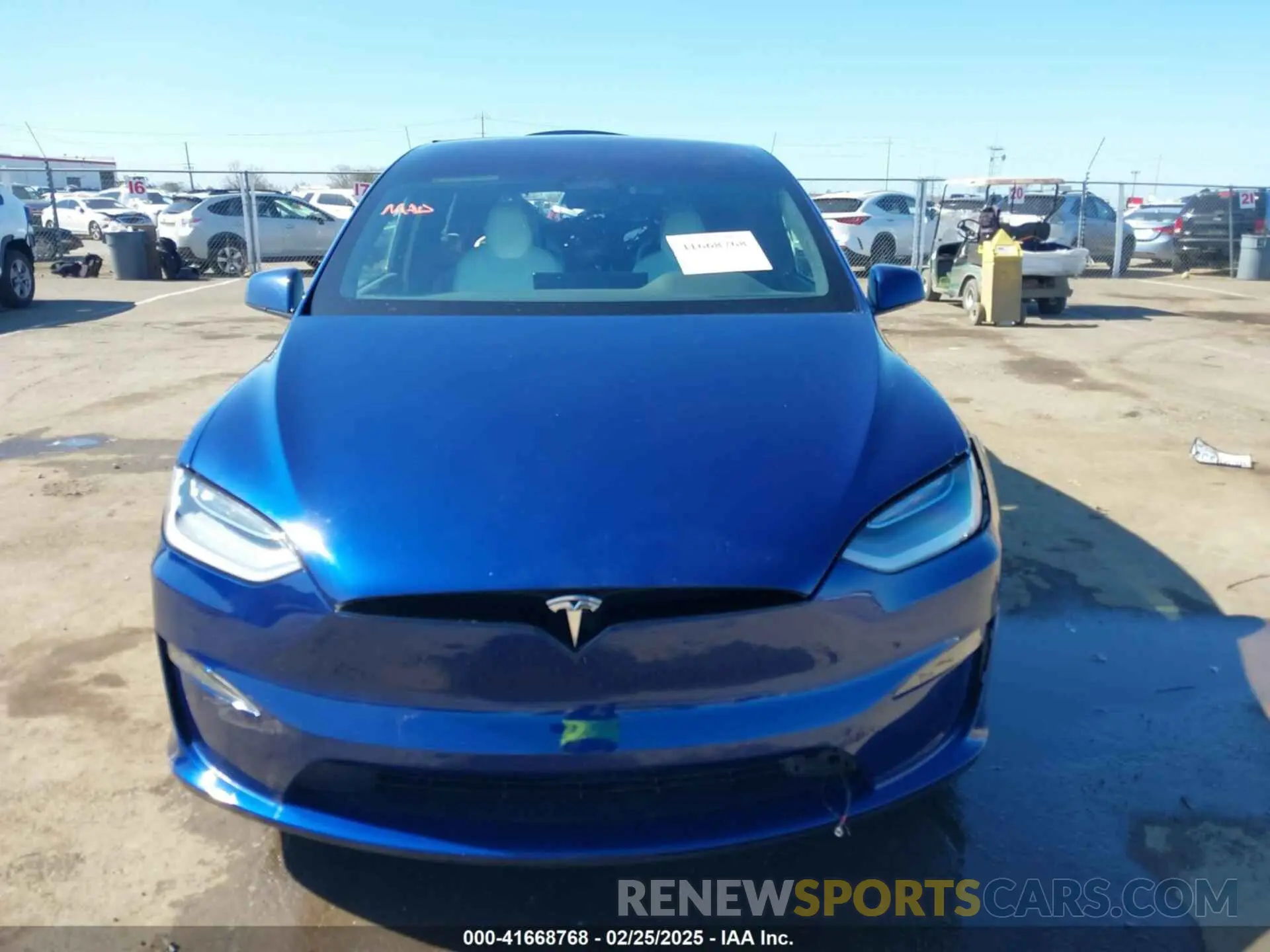 12 Photograph of a damaged car 7SAXCBE55NF328953 TESLA MODEL X 2022