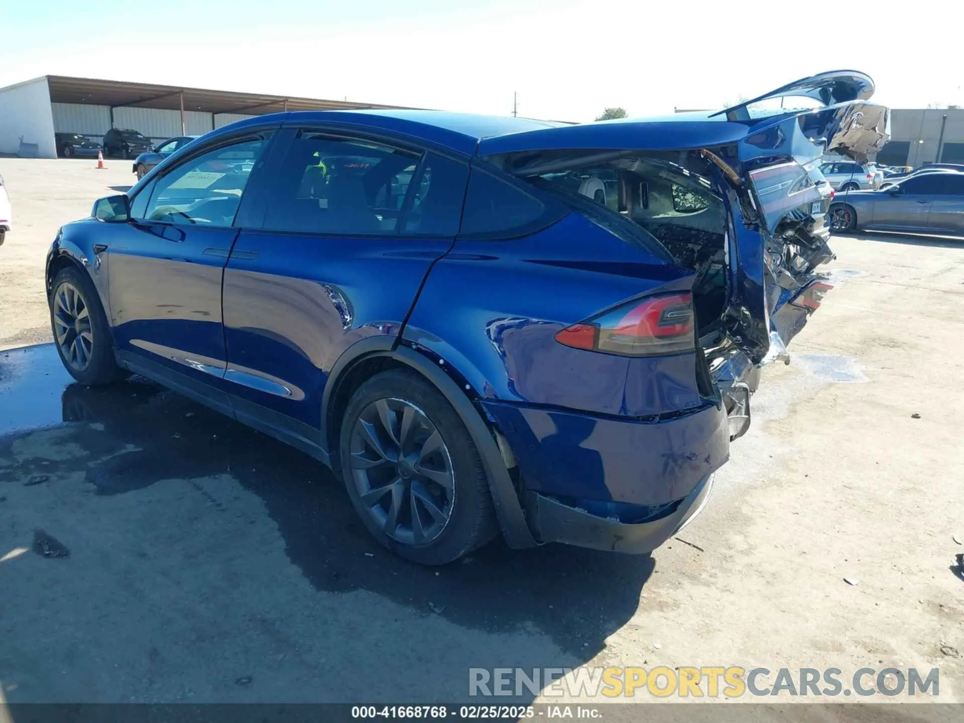 3 Photograph of a damaged car 7SAXCBE55NF328953 TESLA MODEL X 2022