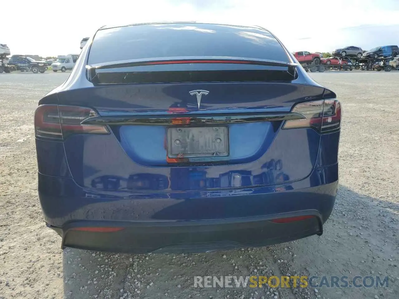 6 Photograph of a damaged car 7SAXCBE55NF334770 TESLA MODEL X 2022
