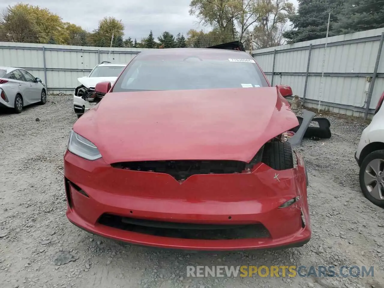 5 Photograph of a damaged car 7SAXCBE55NF354825 TESLA MODEL X 2022