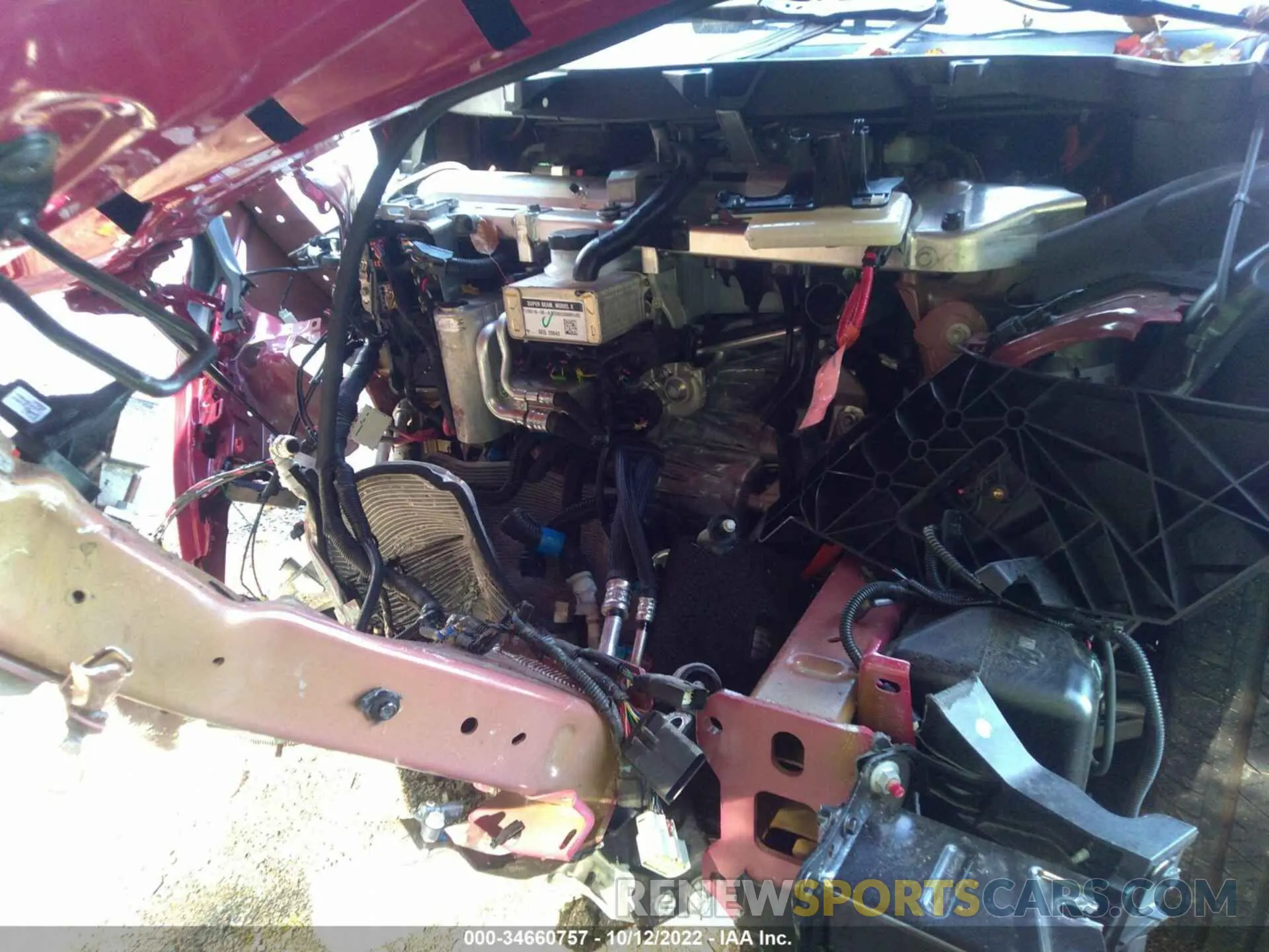 10 Photograph of a damaged car 7SAXCBE56NF327097 TESLA MODEL X 2022