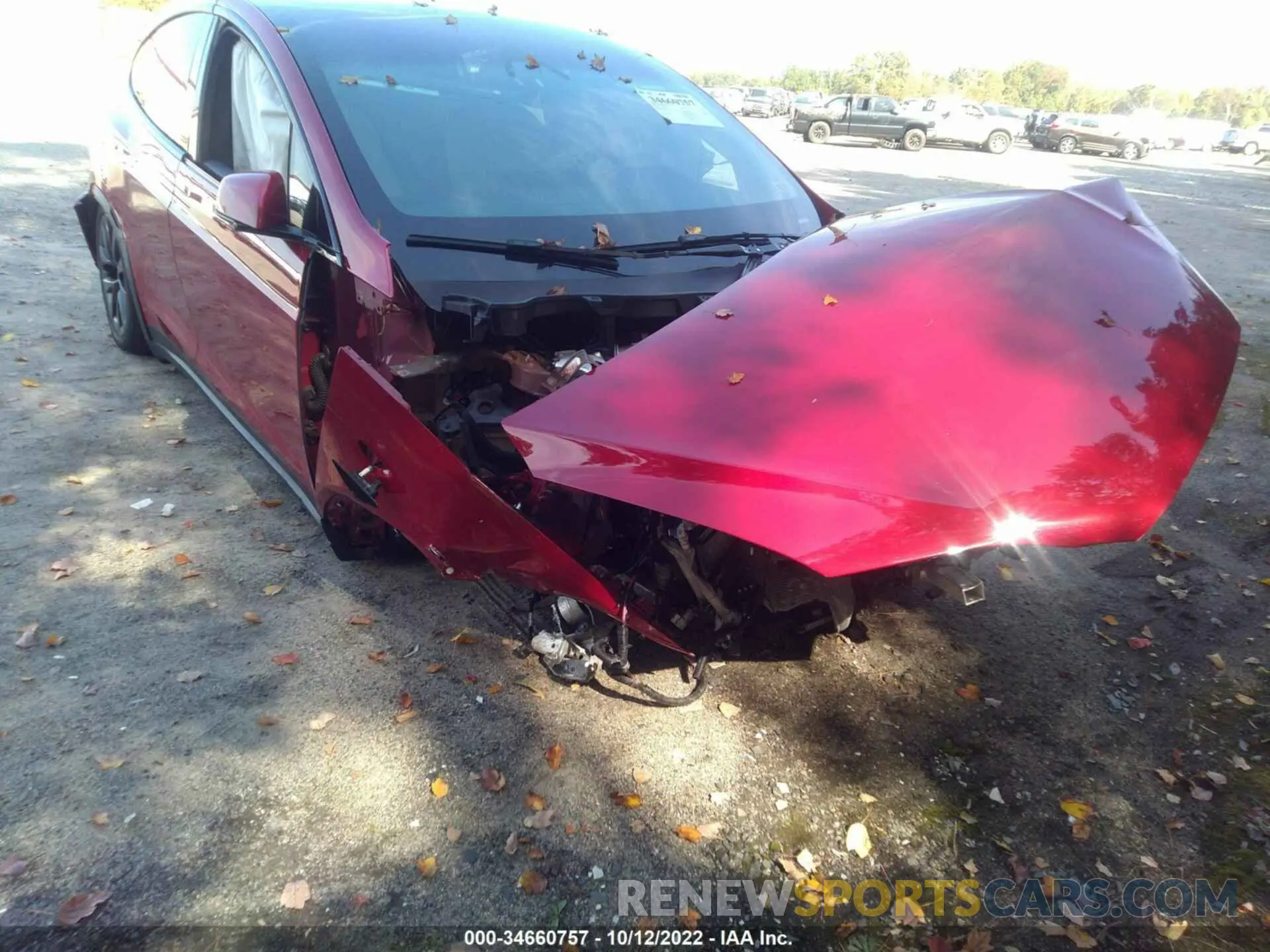 6 Photograph of a damaged car 7SAXCBE56NF327097 TESLA MODEL X 2022