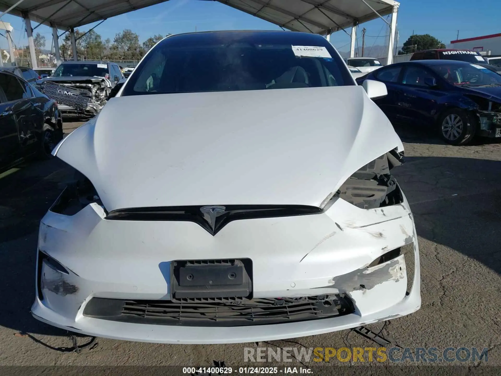13 Photograph of a damaged car 7SAXCBE56NF329657 TESLA MODEL X 2022