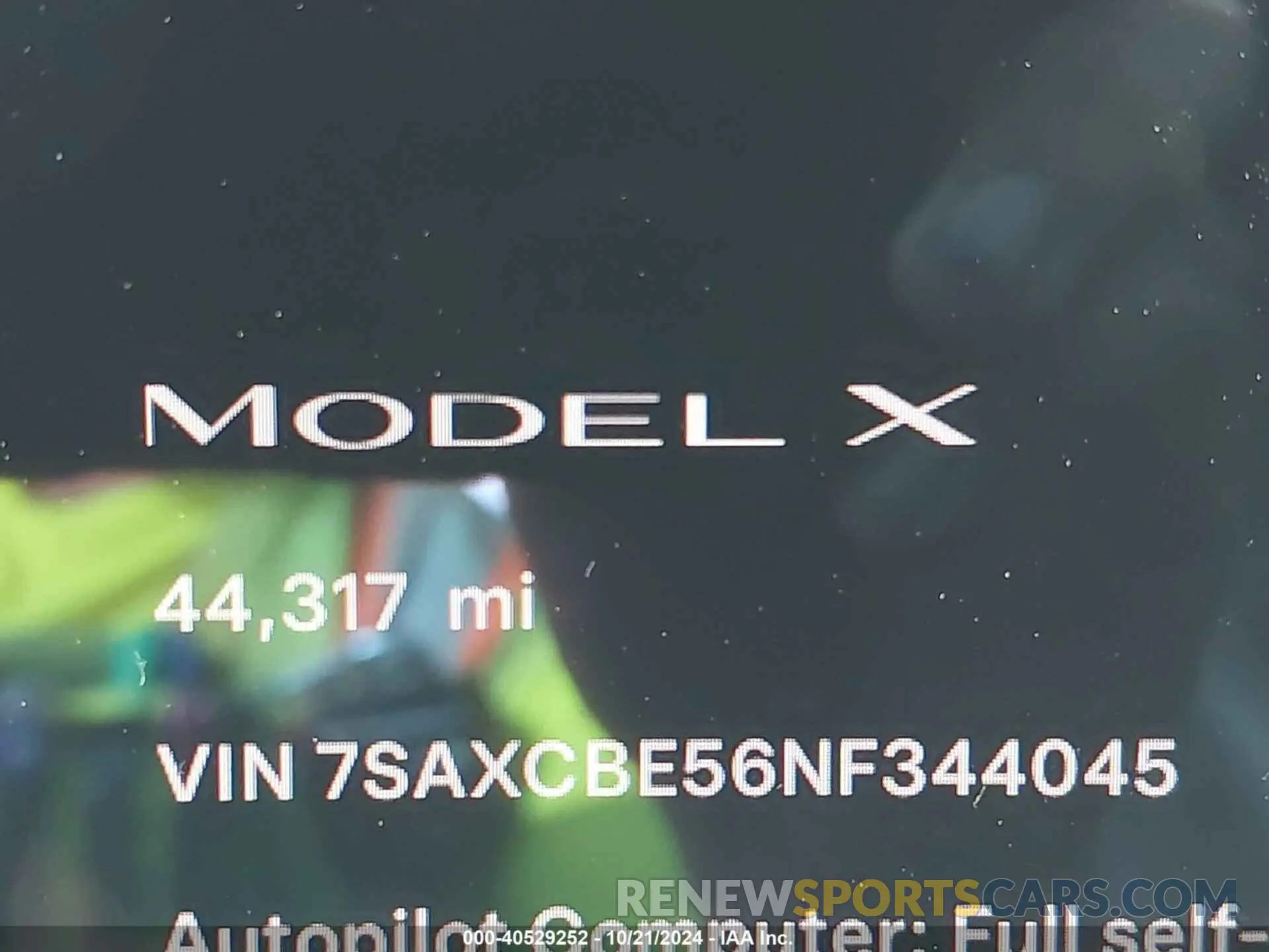 14 Фотография поврежденного автомобиля 7SAXCBE56NF344045 TESLA MODEL X 2022