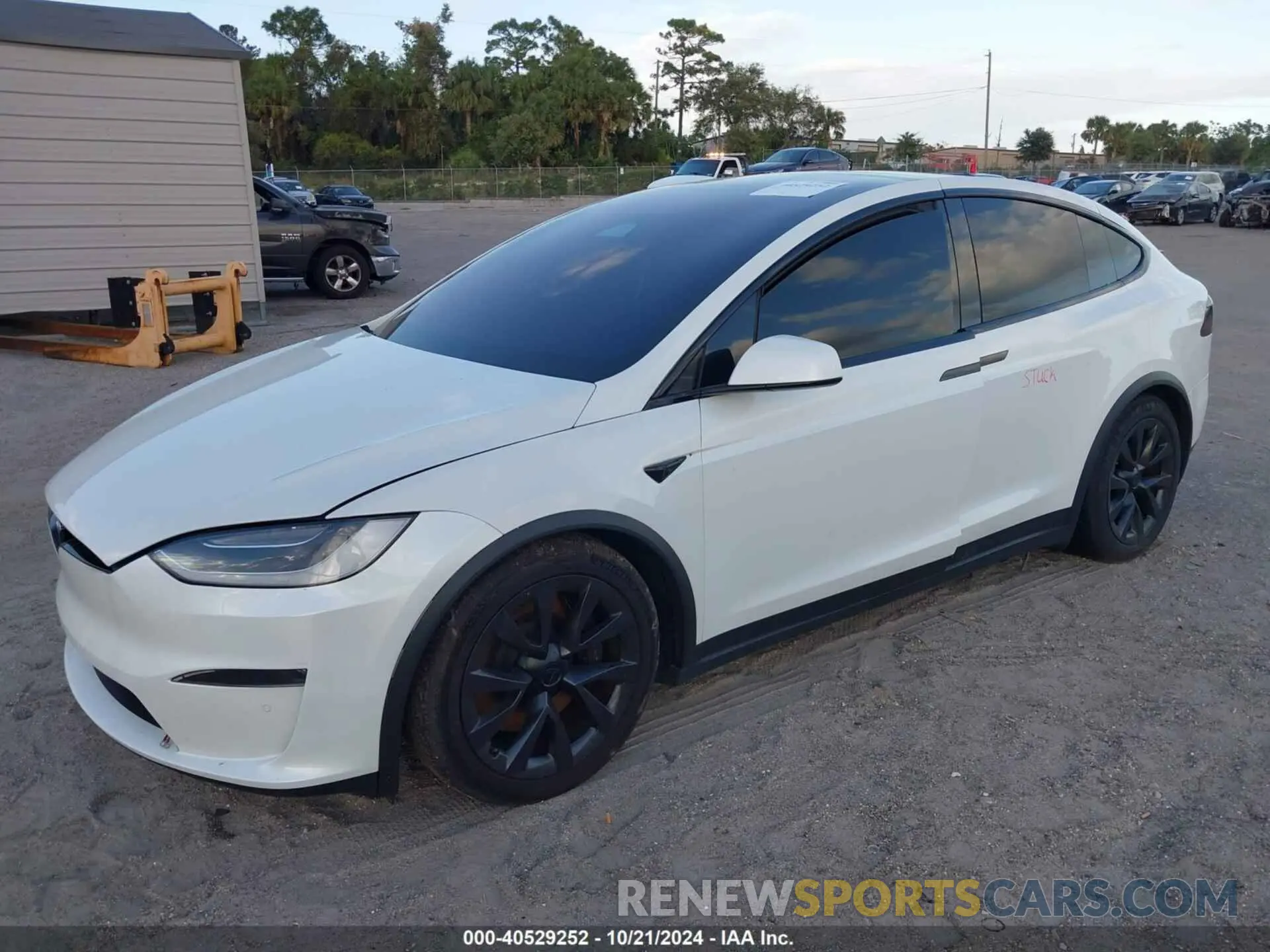 2 Фотография поврежденного автомобиля 7SAXCBE56NF344045 TESLA MODEL X 2022