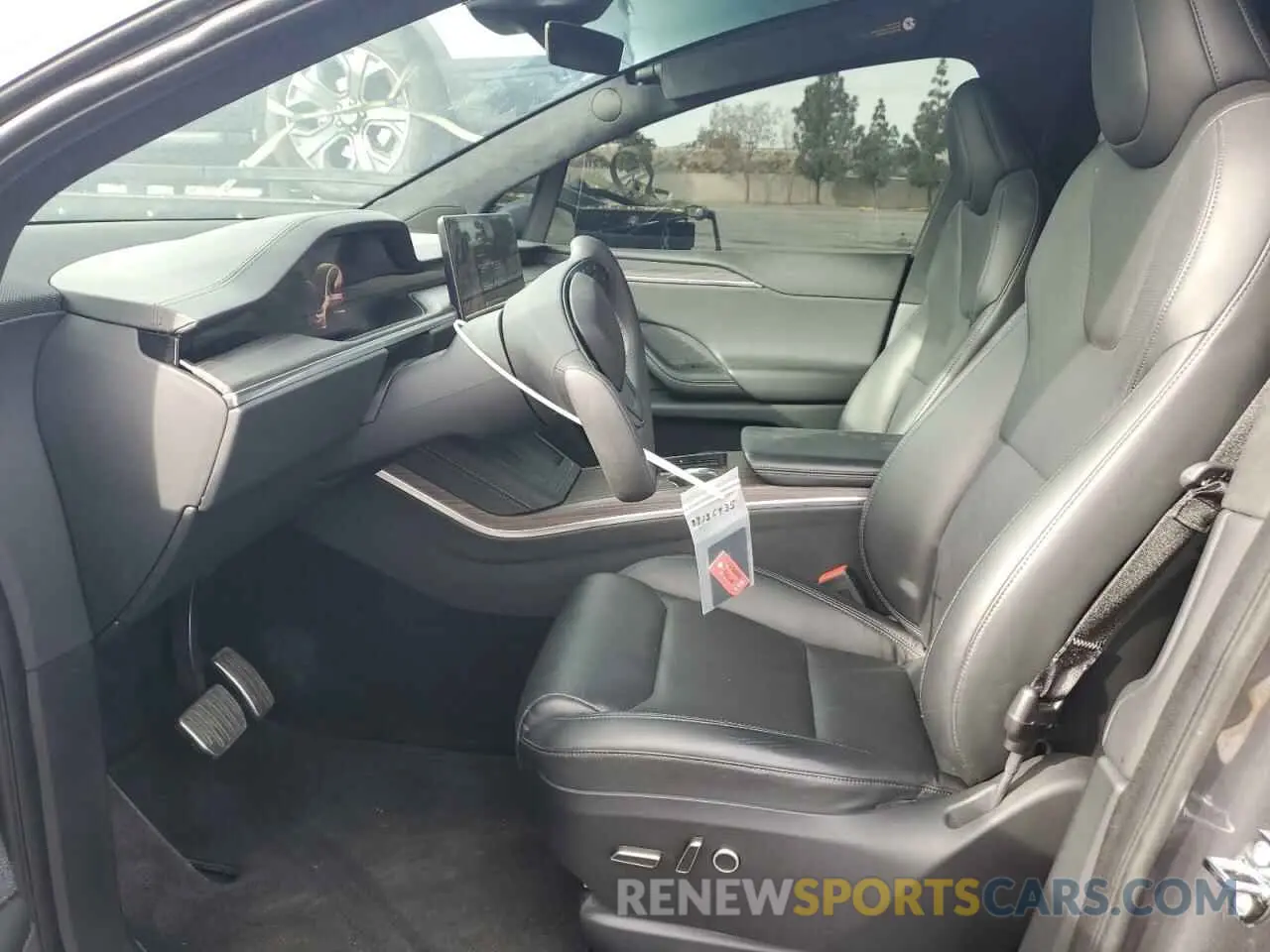 7 Photograph of a damaged car 7SAXCBE57NF360044 TESLA MODEL X 2022