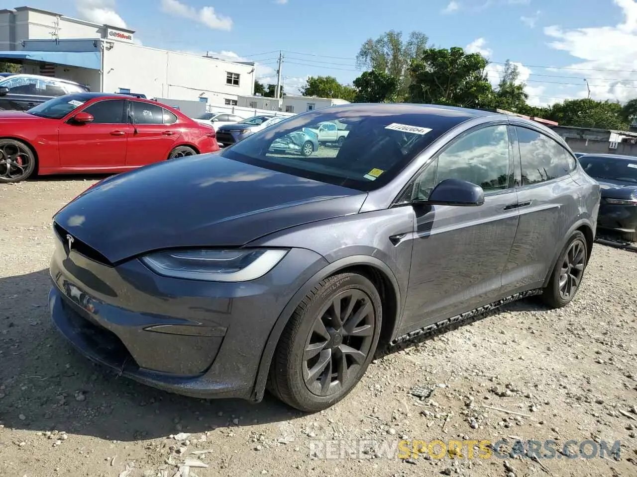 1 Фотография поврежденного автомобиля 7SAXCBE58NF335072 TESLA MODEL X 2022