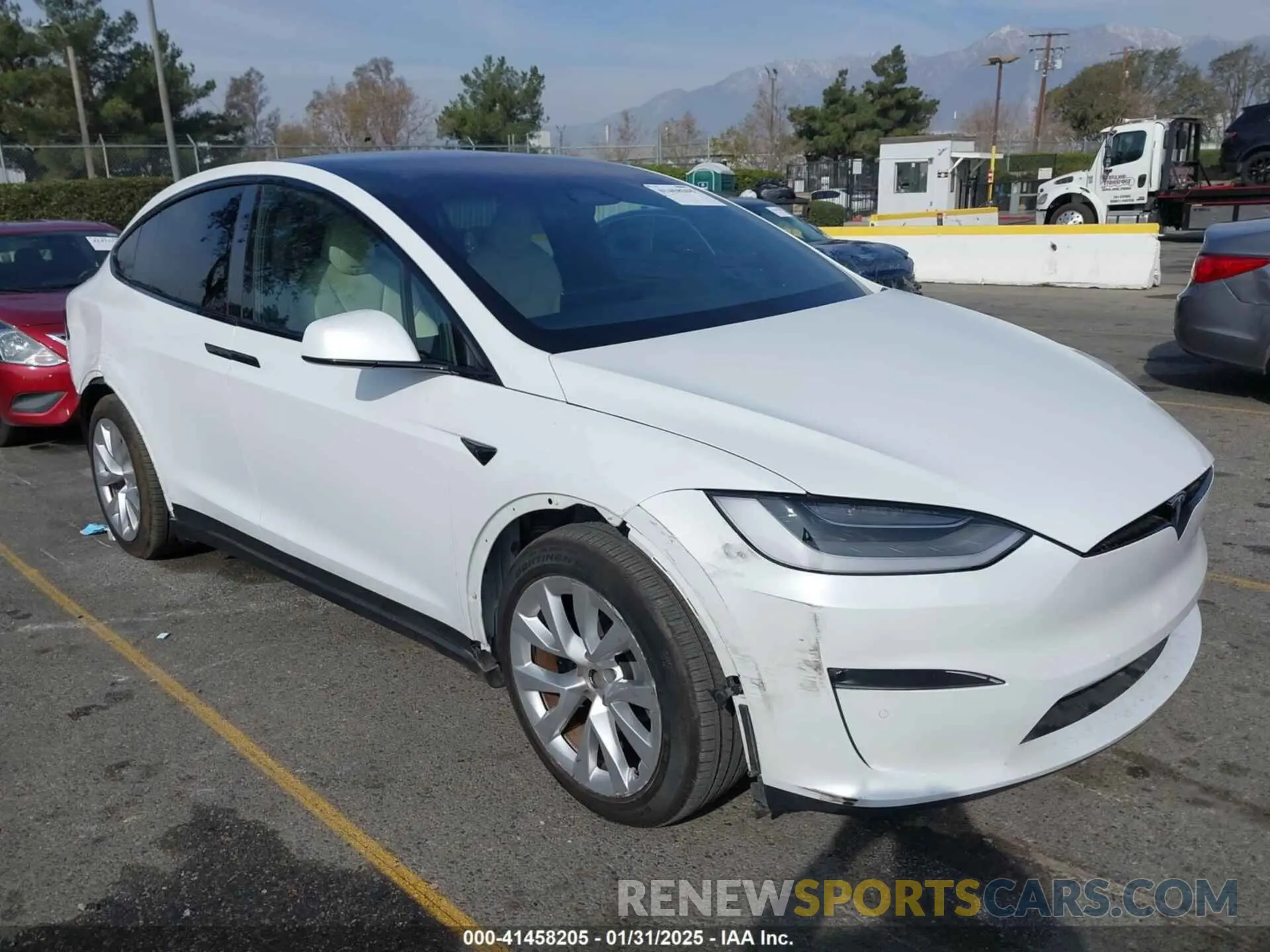 1 Фотография поврежденного автомобиля 7SAXCBE58NF336321 TESLA MODEL X 2022