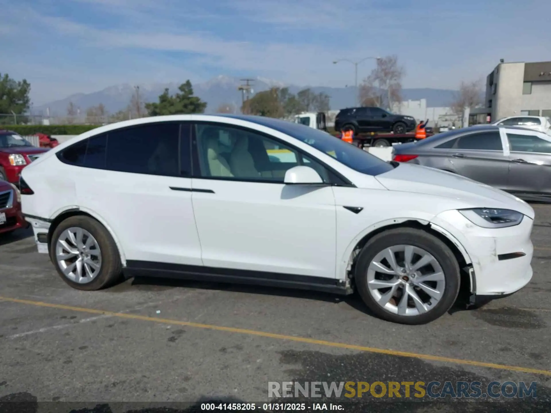 14 Фотография поврежденного автомобиля 7SAXCBE58NF336321 TESLA MODEL X 2022