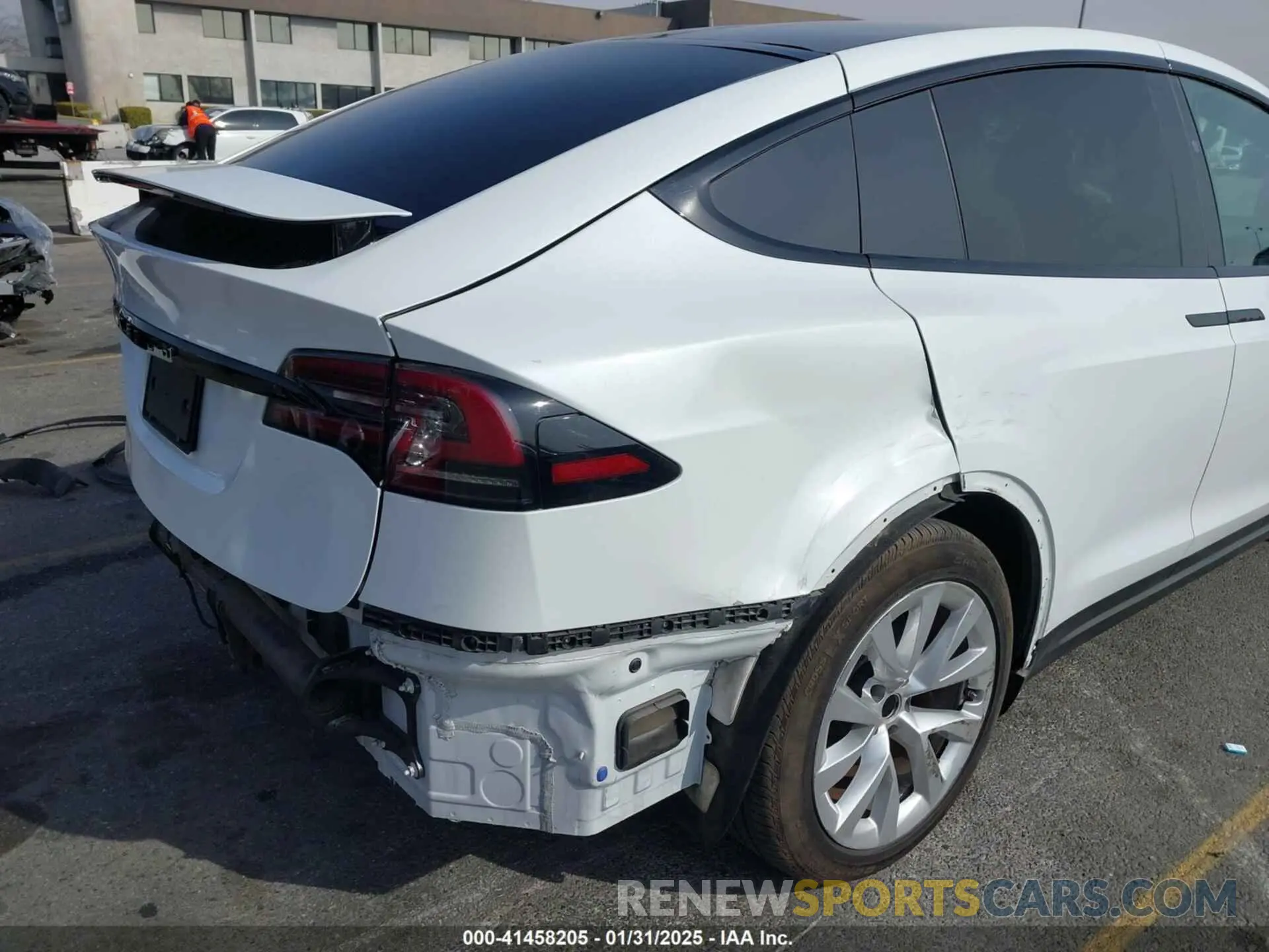 6 Фотография поврежденного автомобиля 7SAXCBE58NF336321 TESLA MODEL X 2022