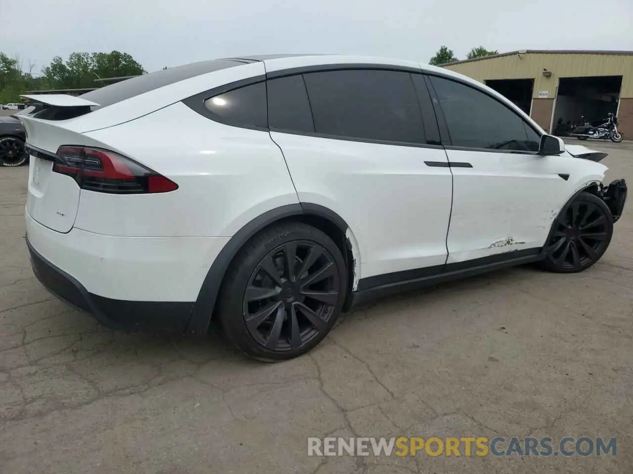 3 Фотография поврежденного автомобиля 7SAXCBE60NF329534 TESLA MODEL X 2022