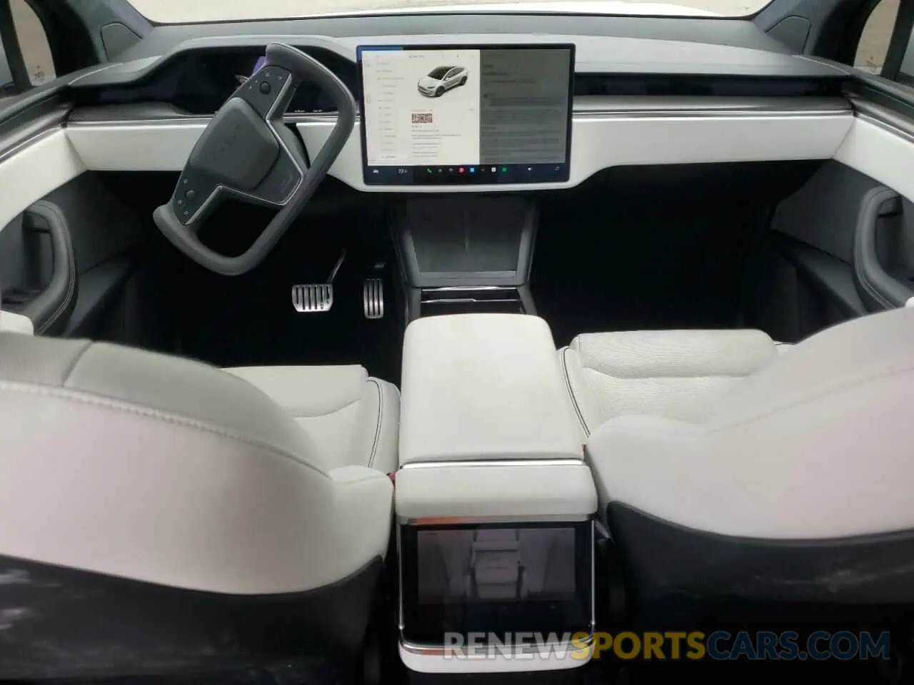 8 Фотография поврежденного автомобиля 7SAXCBE60NF329534 TESLA MODEL X 2022