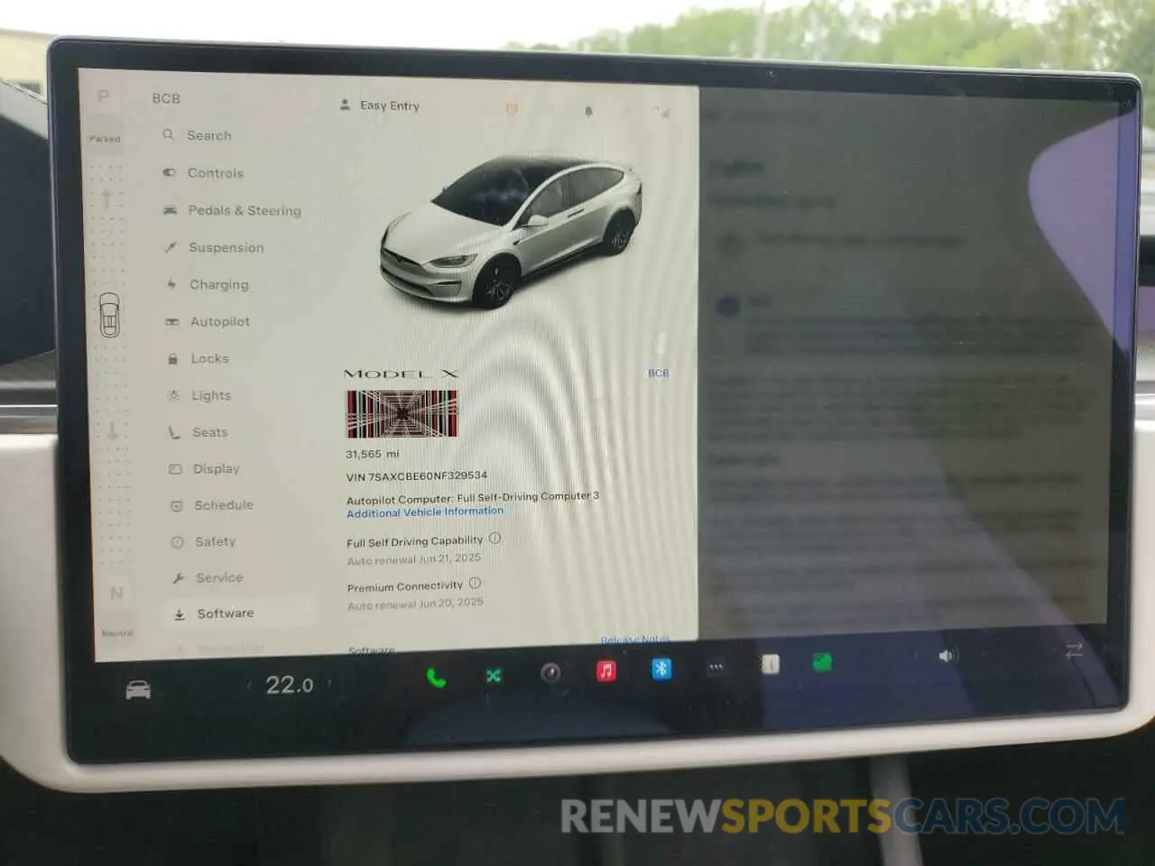 9 Фотография поврежденного автомобиля 7SAXCBE60NF329534 TESLA MODEL X 2022