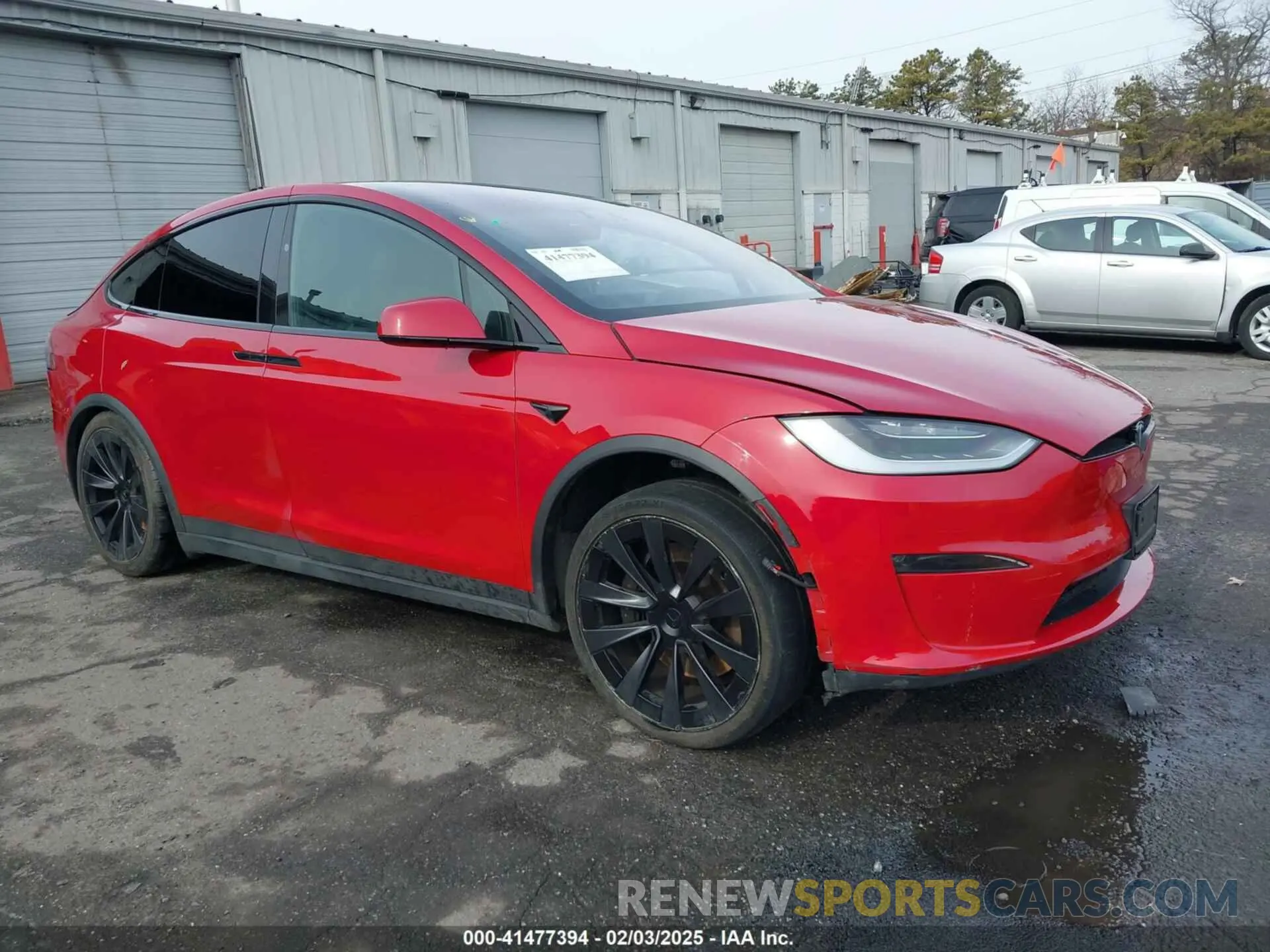 1 Photograph of a damaged car 7SAXCBE60NF330246 TESLA MODEL X 2022