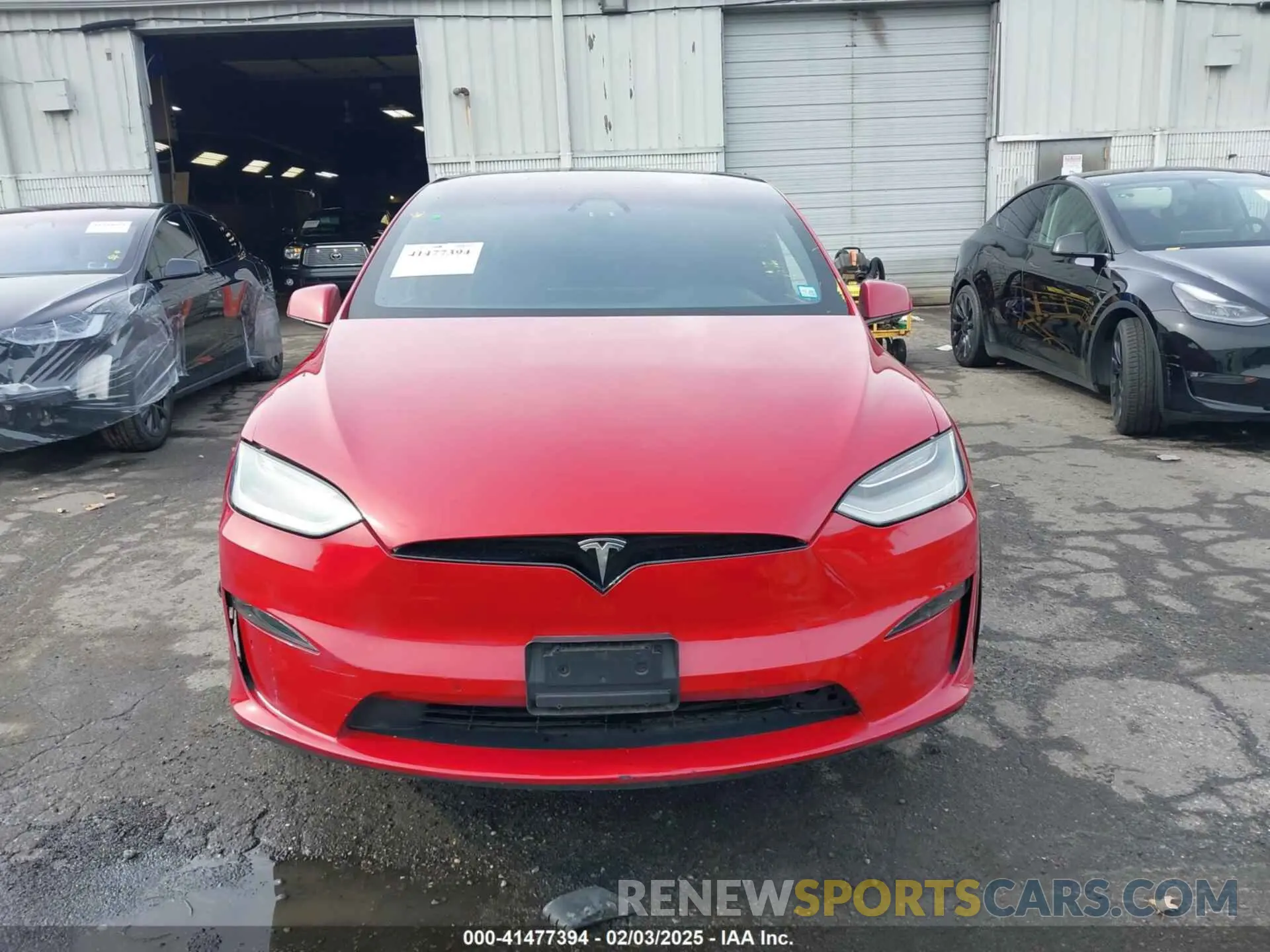 12 Photograph of a damaged car 7SAXCBE60NF330246 TESLA MODEL X 2022