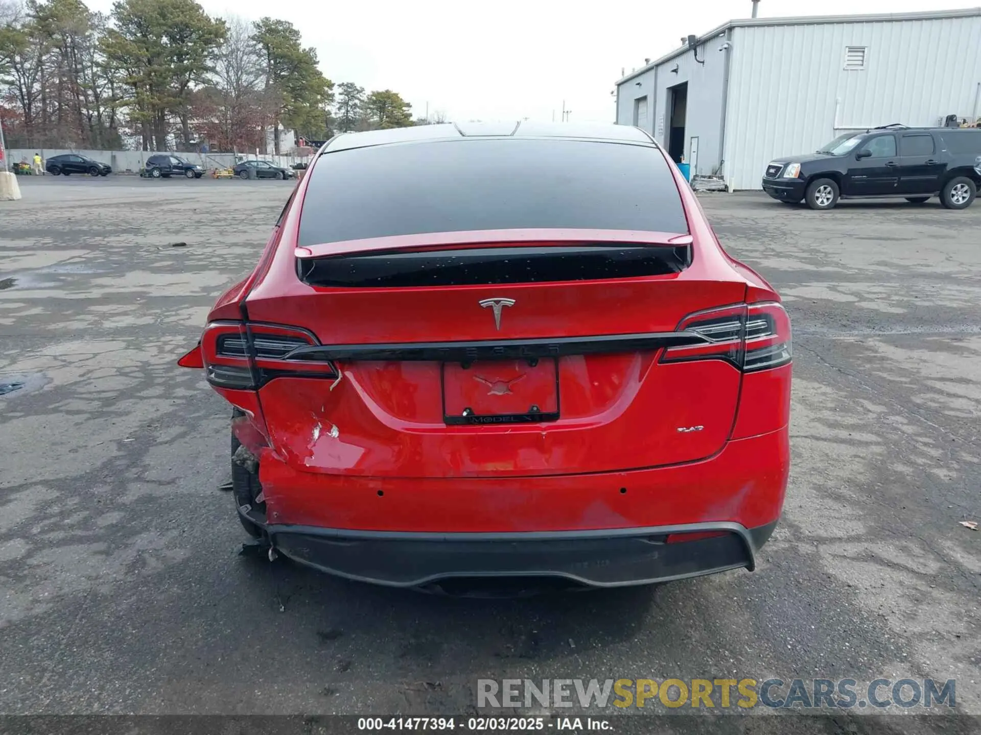16 Photograph of a damaged car 7SAXCBE60NF330246 TESLA MODEL X 2022