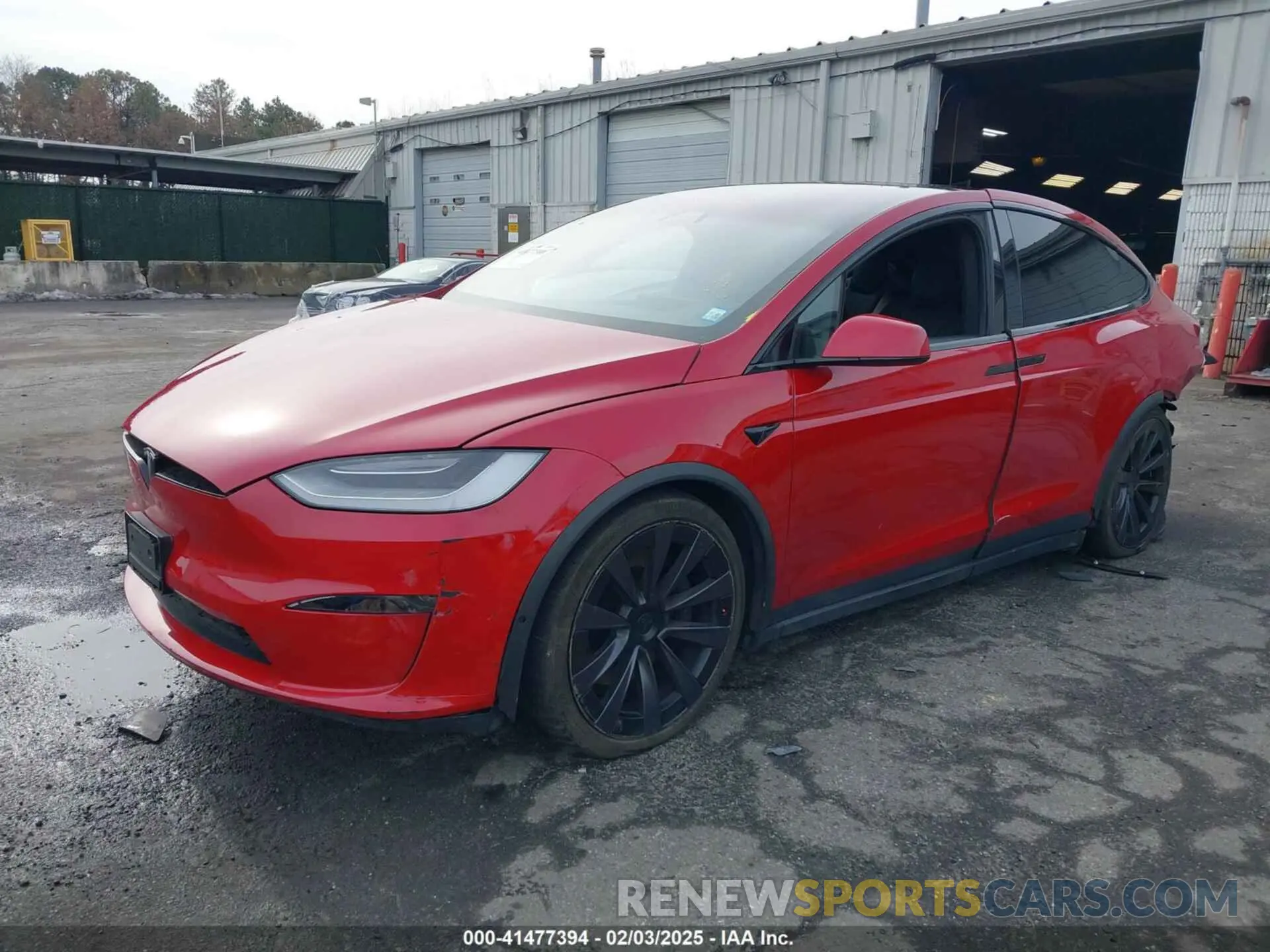 2 Photograph of a damaged car 7SAXCBE60NF330246 TESLA MODEL X 2022
