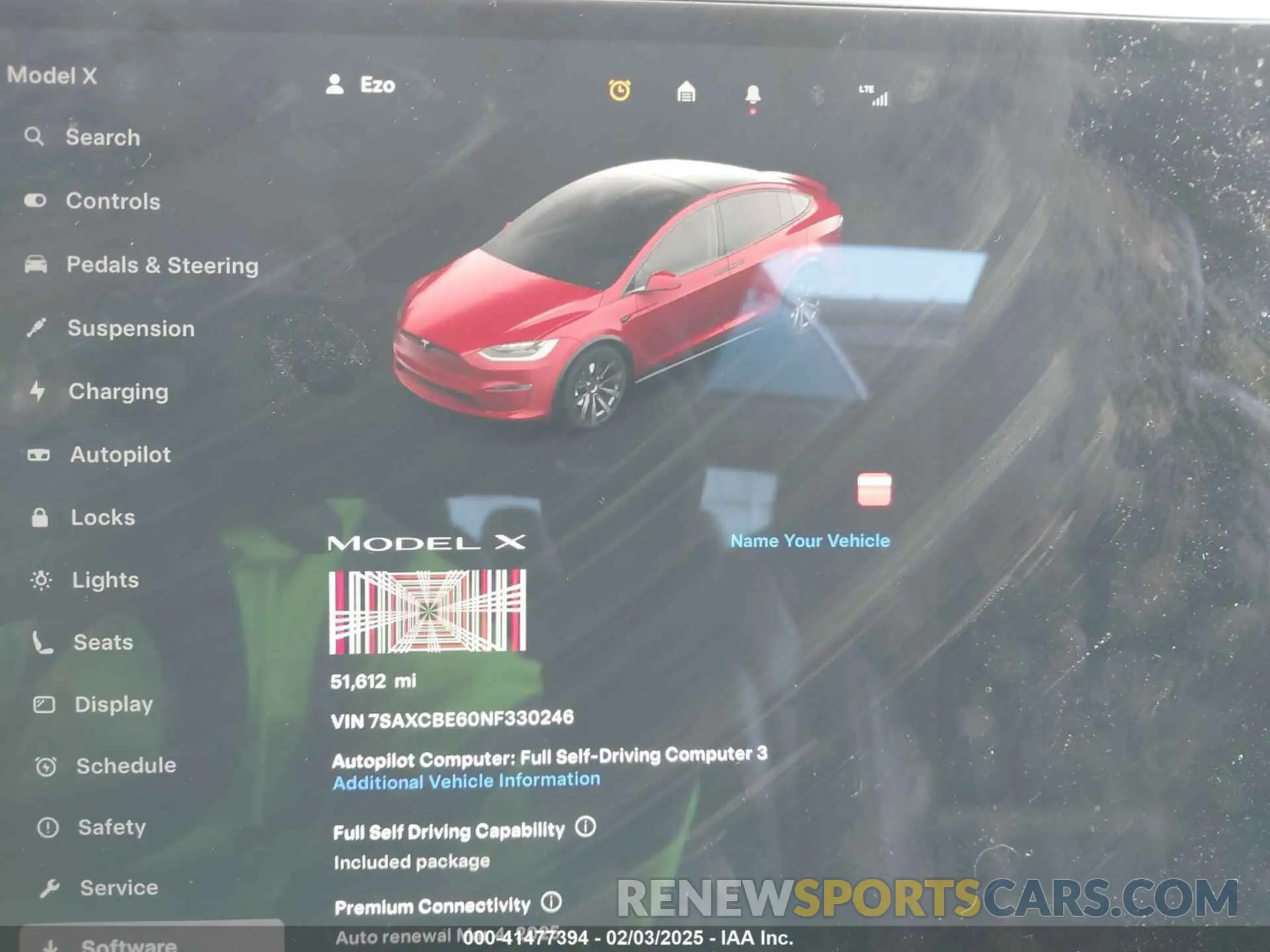 7 Photograph of a damaged car 7SAXCBE60NF330246 TESLA MODEL X 2022