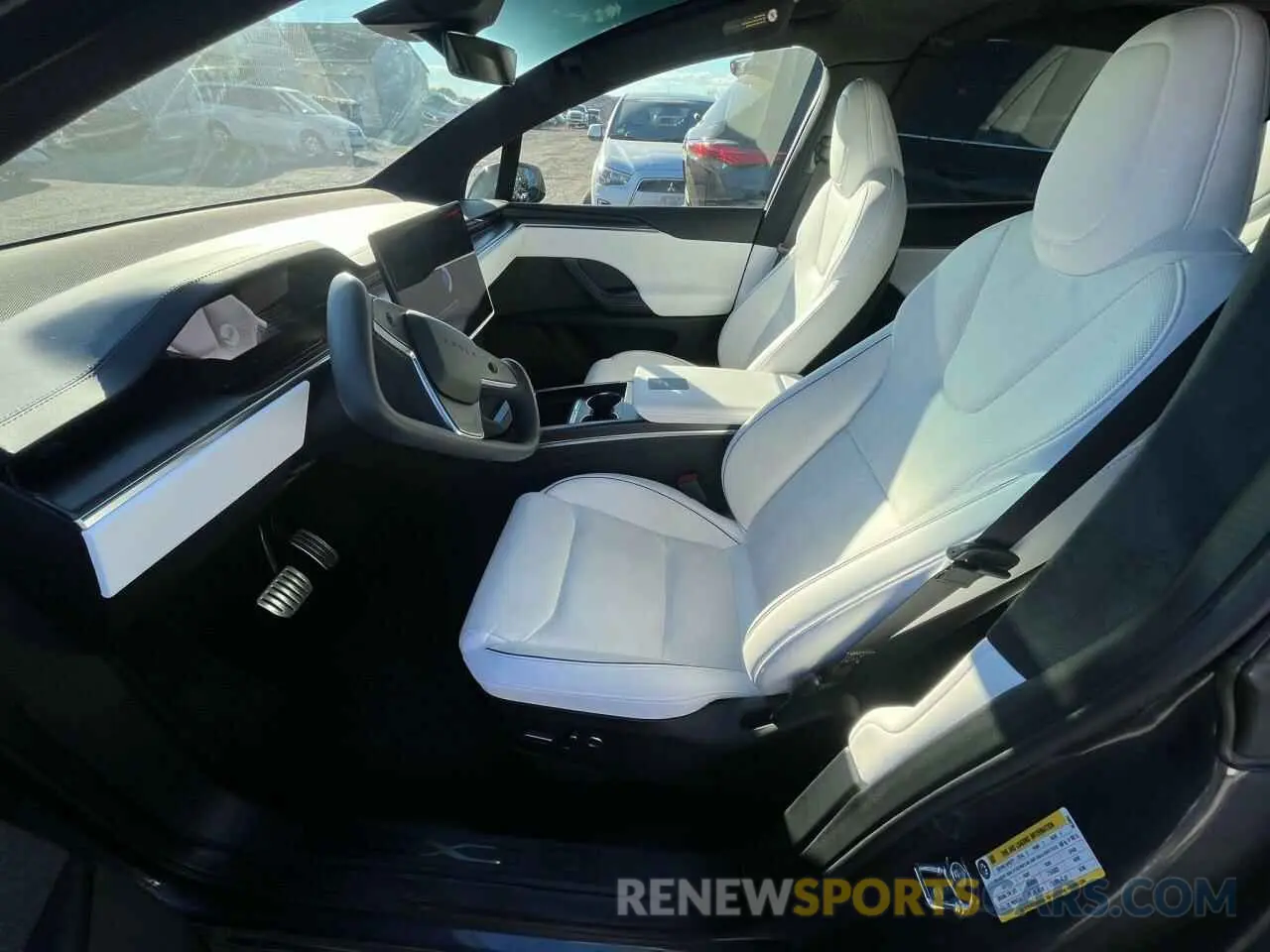 8 Фотография поврежденного автомобиля 7SAXCBE61NF358296 TESLA MODEL X 2022