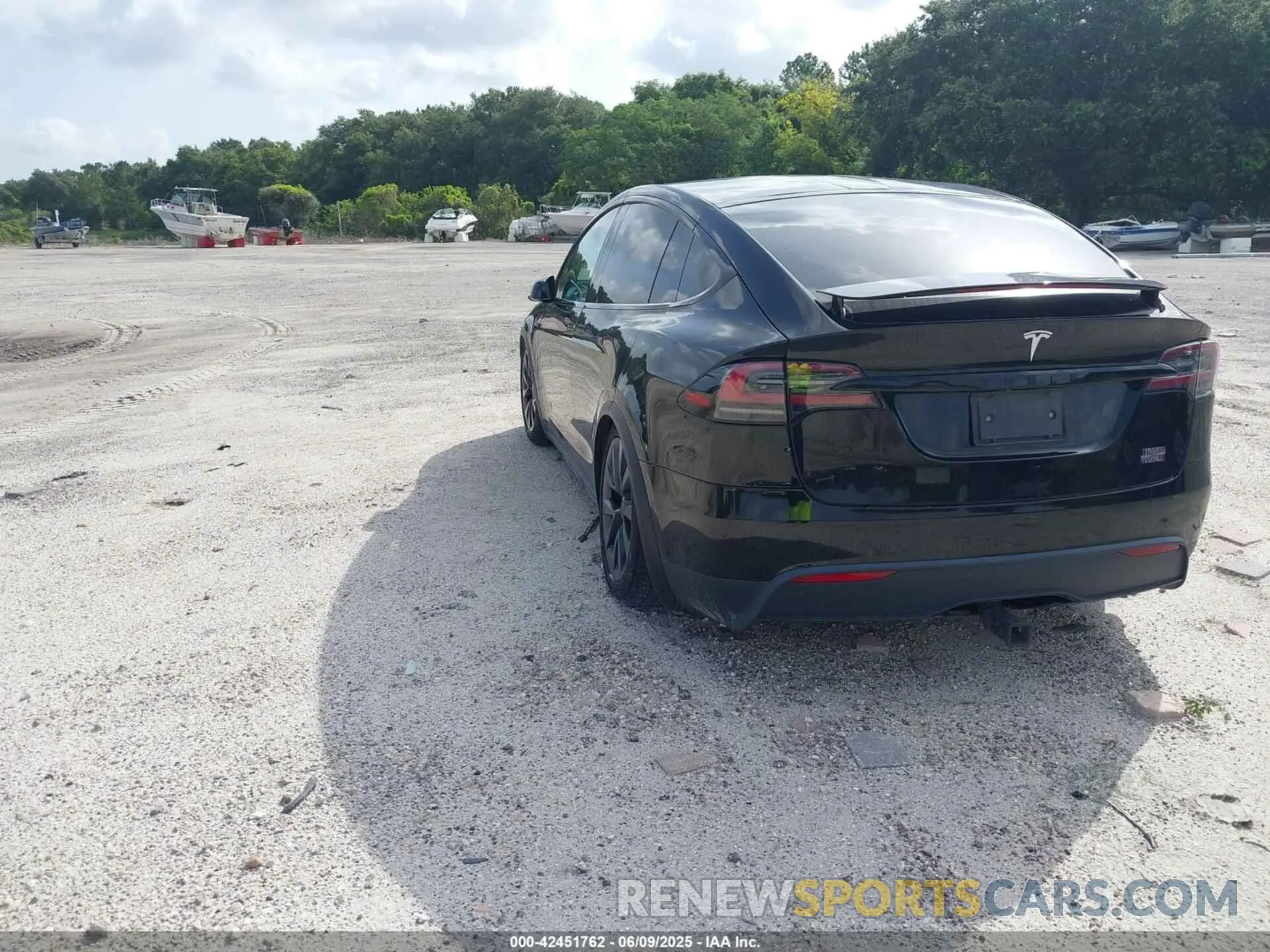 3 Фотография поврежденного автомобиля 7SAXCBE61NF362753 TESLA MODEL X 2022