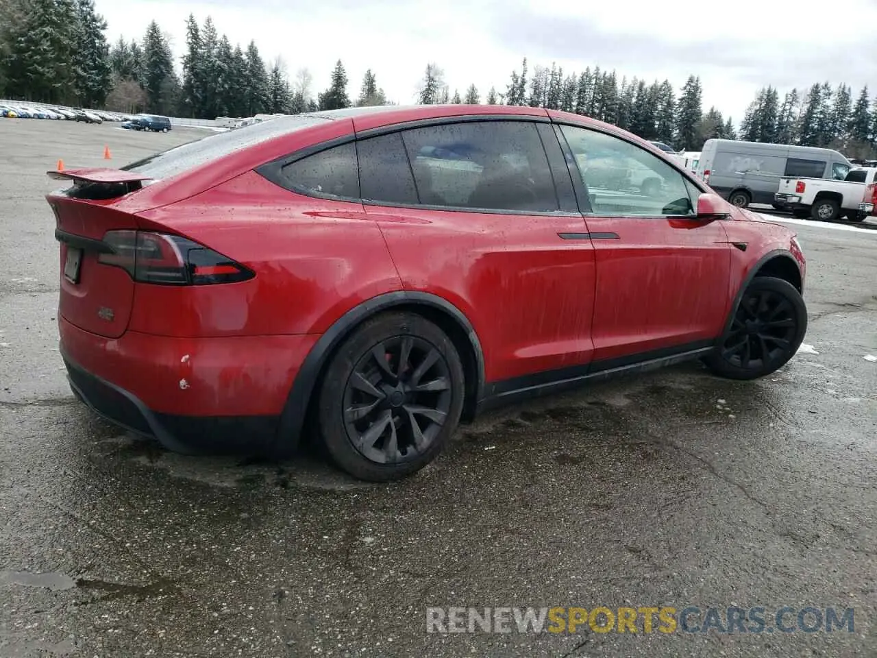 3 Фотография поврежденного автомобиля 7SAXCBE62NF339191 TESLA MODEL X 2022