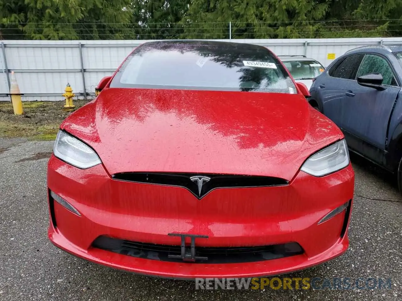 5 Фотография поврежденного автомобиля 7SAXCBE62NF339191 TESLA MODEL X 2022